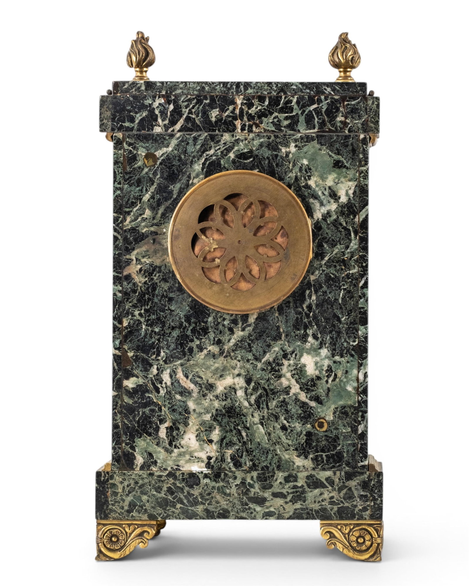 No Reserve- CH. Paris Napoleon III Marble and Gilt Bronze Mantel Clock - 8