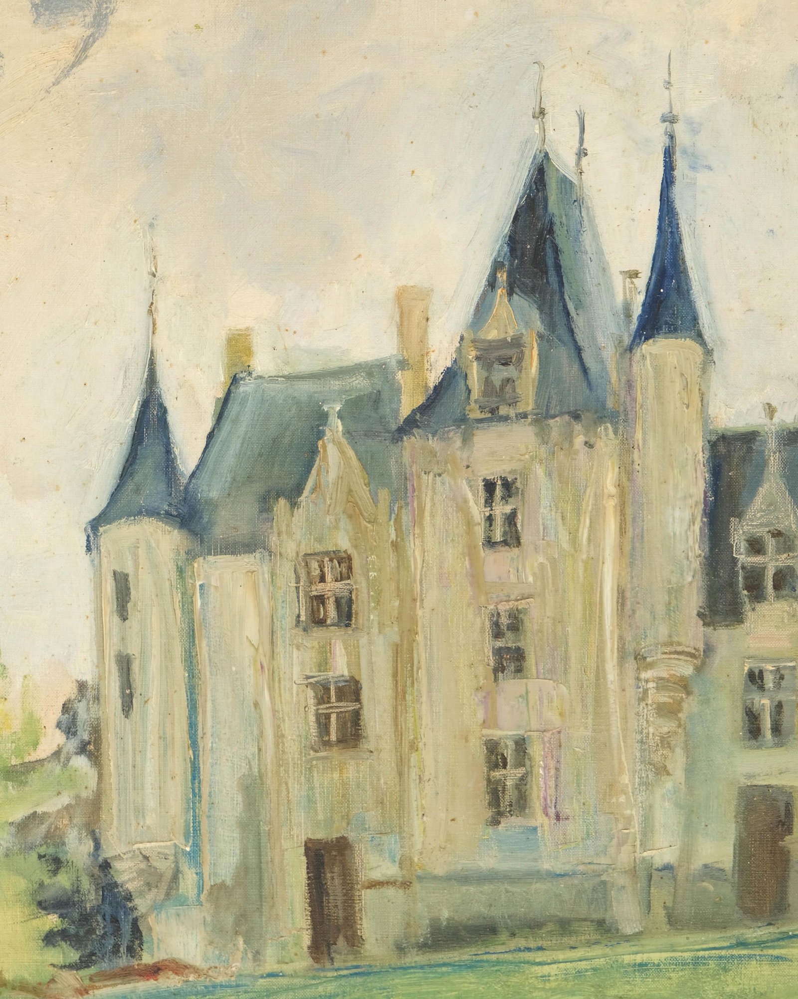 No Reserve- Signed Dehelly French Landscape Oil on Canvas Painting, 20th Century - 9