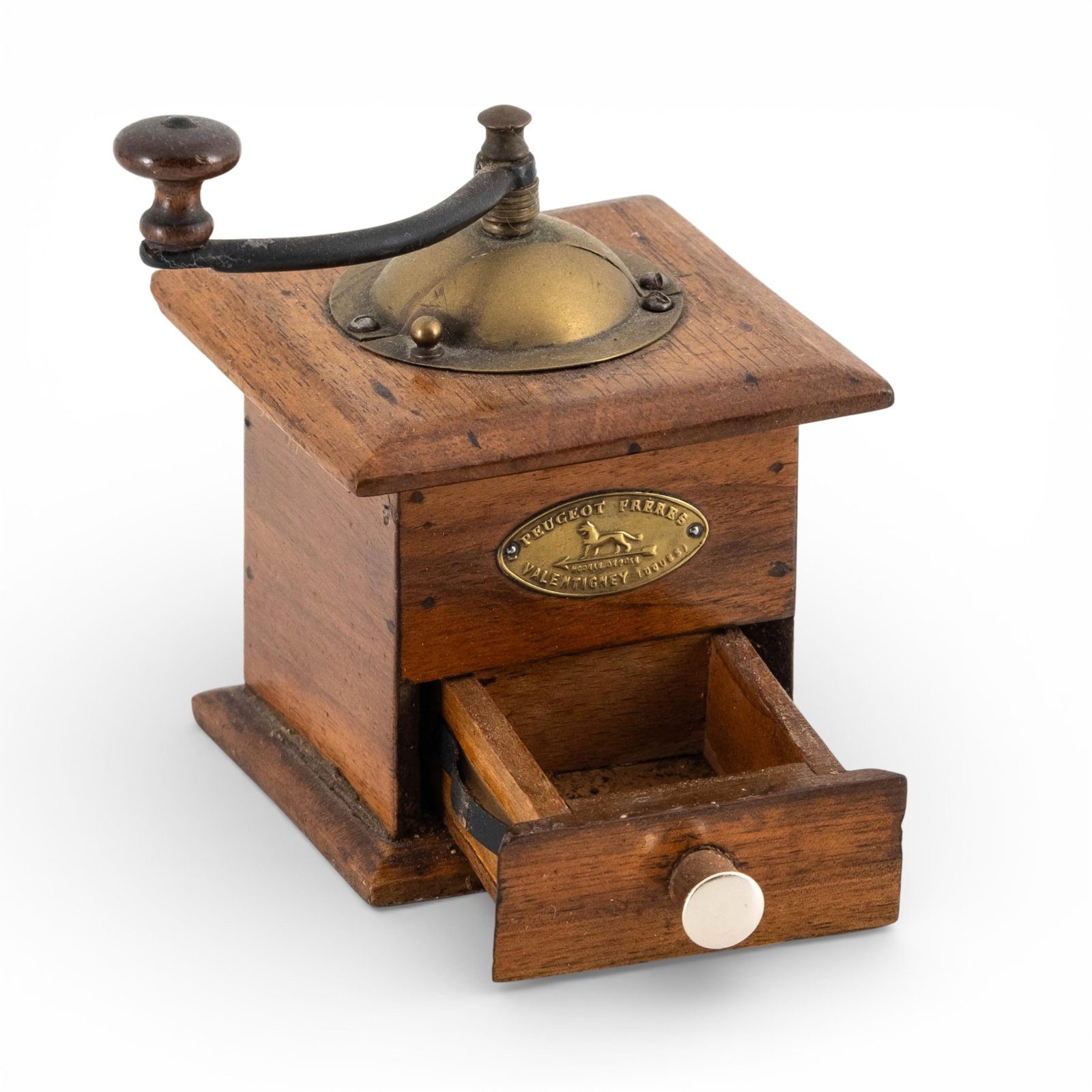 No Reserve- Group Of Antique Wooden Coffee Grinders - 5