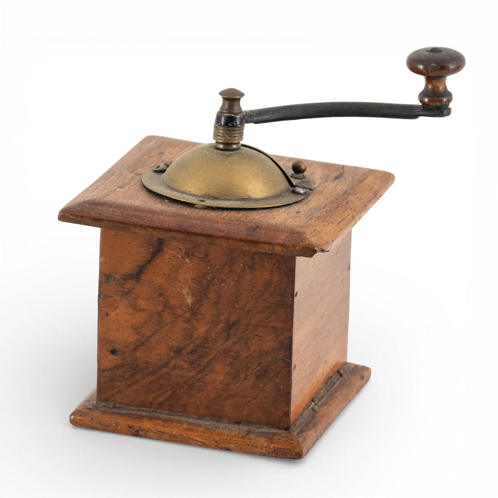 No Reserve- Group Of Antique Wooden Coffee Grinders - 6