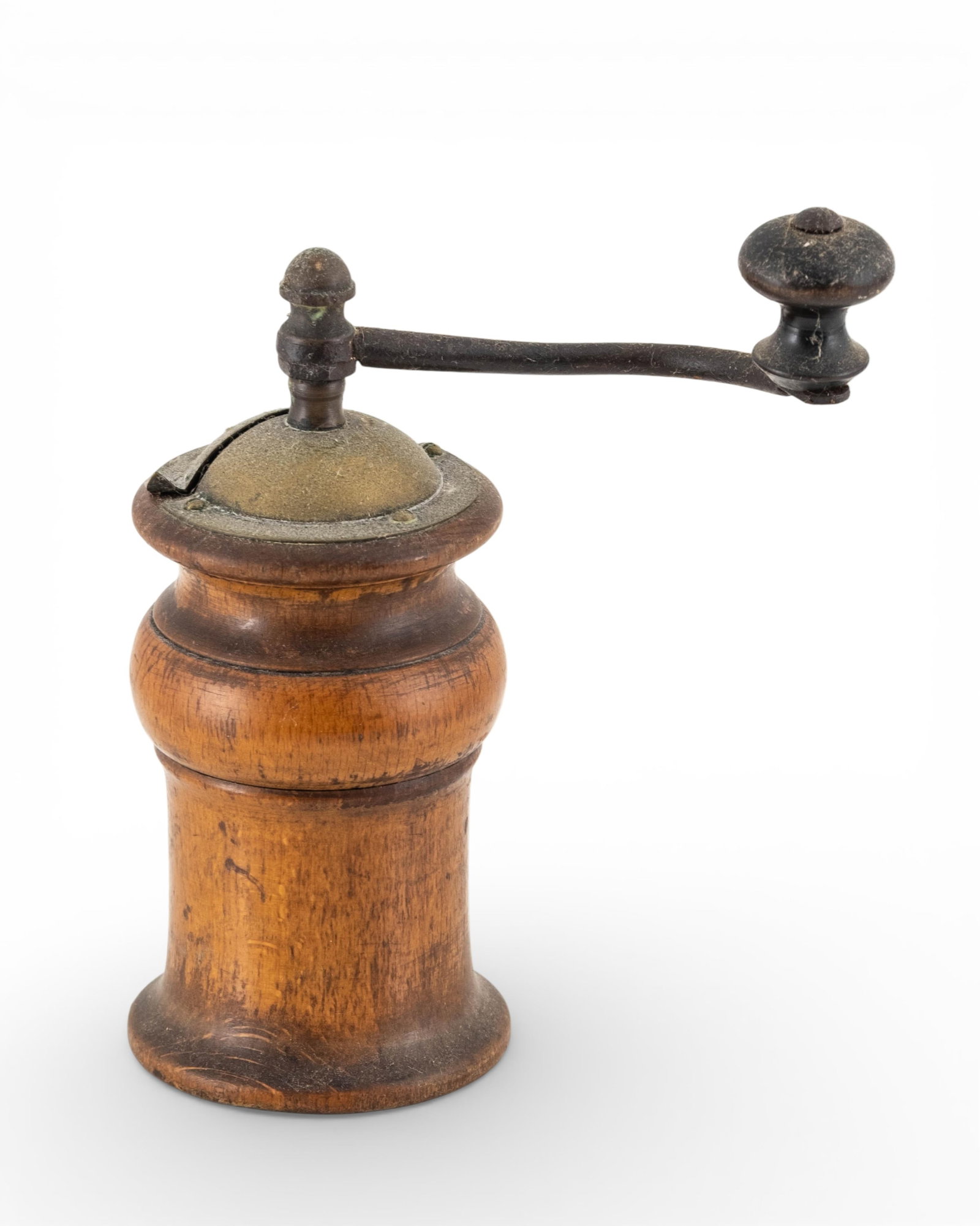 No Reserve- Group Of Antique Wooden Coffee Grinders - 8