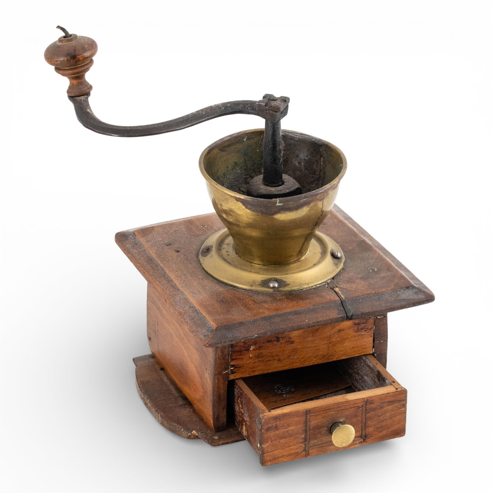 No Reserve- Group Of Antique Wooden Coffee Grinders - 2