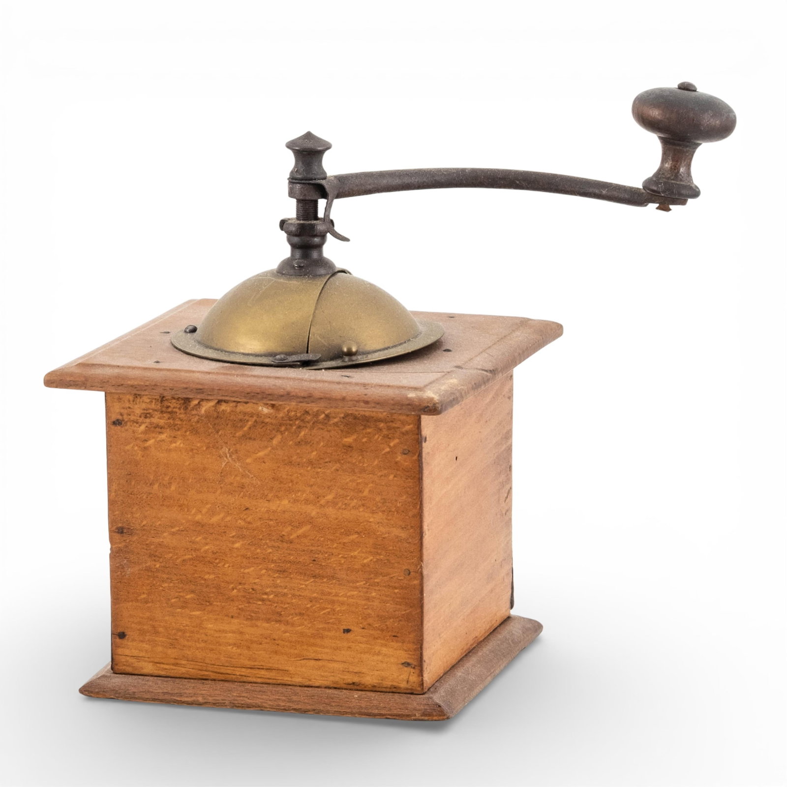 No Reserve- Group Of Antique Wooden Coffee Grinders - 7