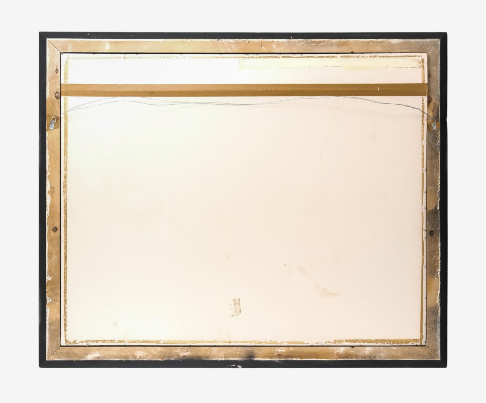No Reserve- Abstract Expressionist Mural 20th Century Mixed Gouache & Pastel Painting, Illegibly - 13