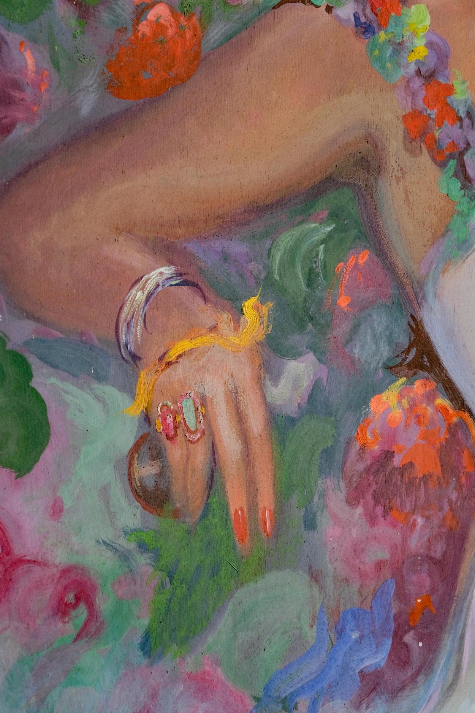 No Reserve- Monumental Jean-Louis Paguenaud - Signed Oil on Panel Painting, “Flamenco Dancer", - 14