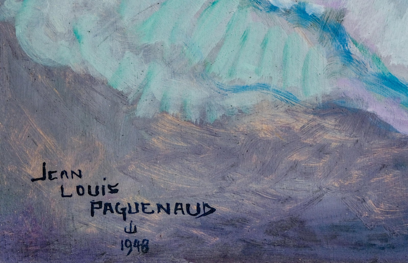 No Reserve- Monumental Jean-Louis Paguenaud - Signed Oil on Panel Painting, “Flamenco Dancer", - 17