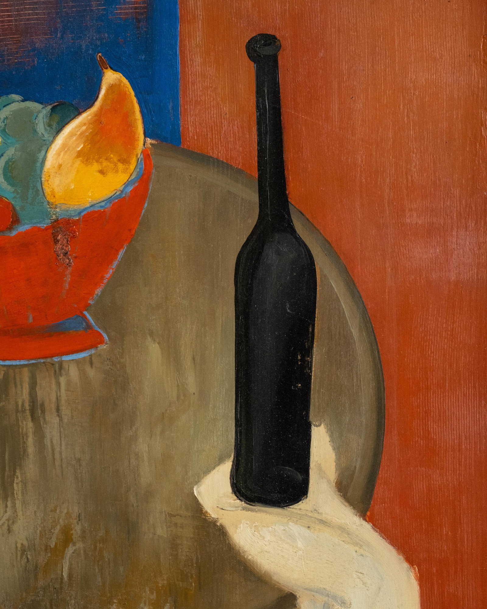 No Reserve- David Petrovich Shterenberg Russian Still Life Oil Painting on Wood Panel, Signed - 6