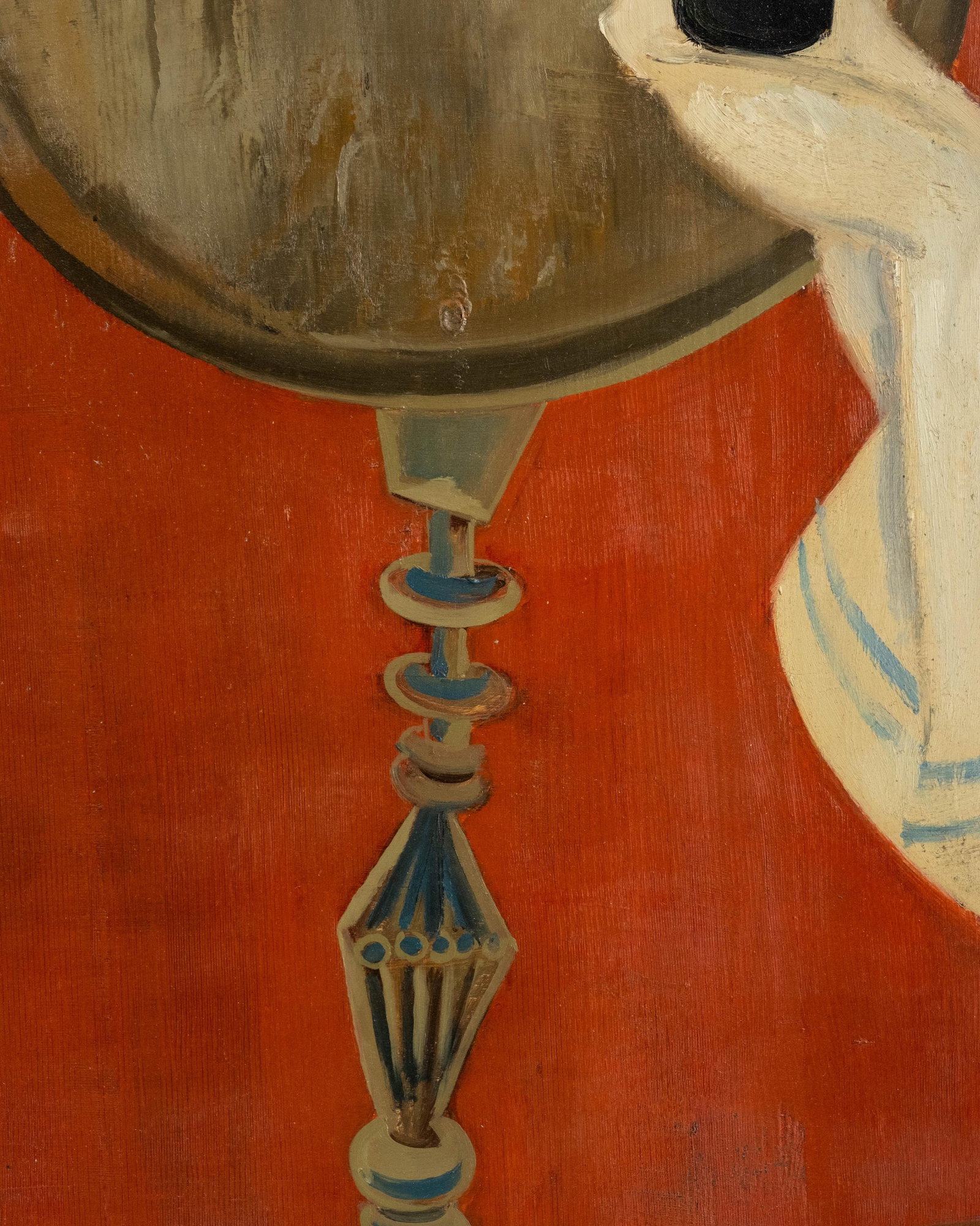 No Reserve- David Petrovich Shterenberg Russian Still Life Oil Painting on Wood Panel, Signed - 7