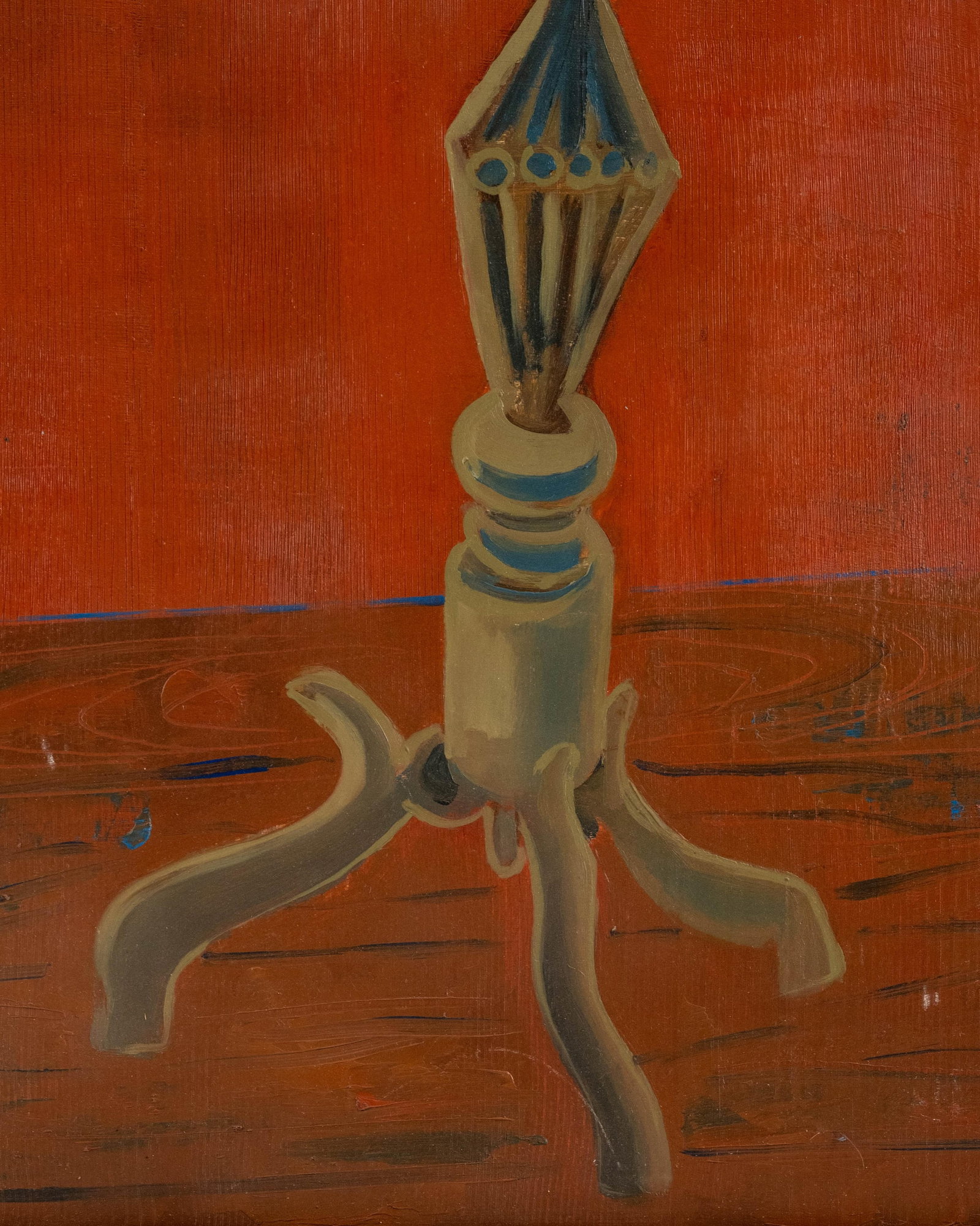 No Reserve- David Petrovich Shterenberg Russian Still Life Oil Painting on Wood Panel, Signed - 8