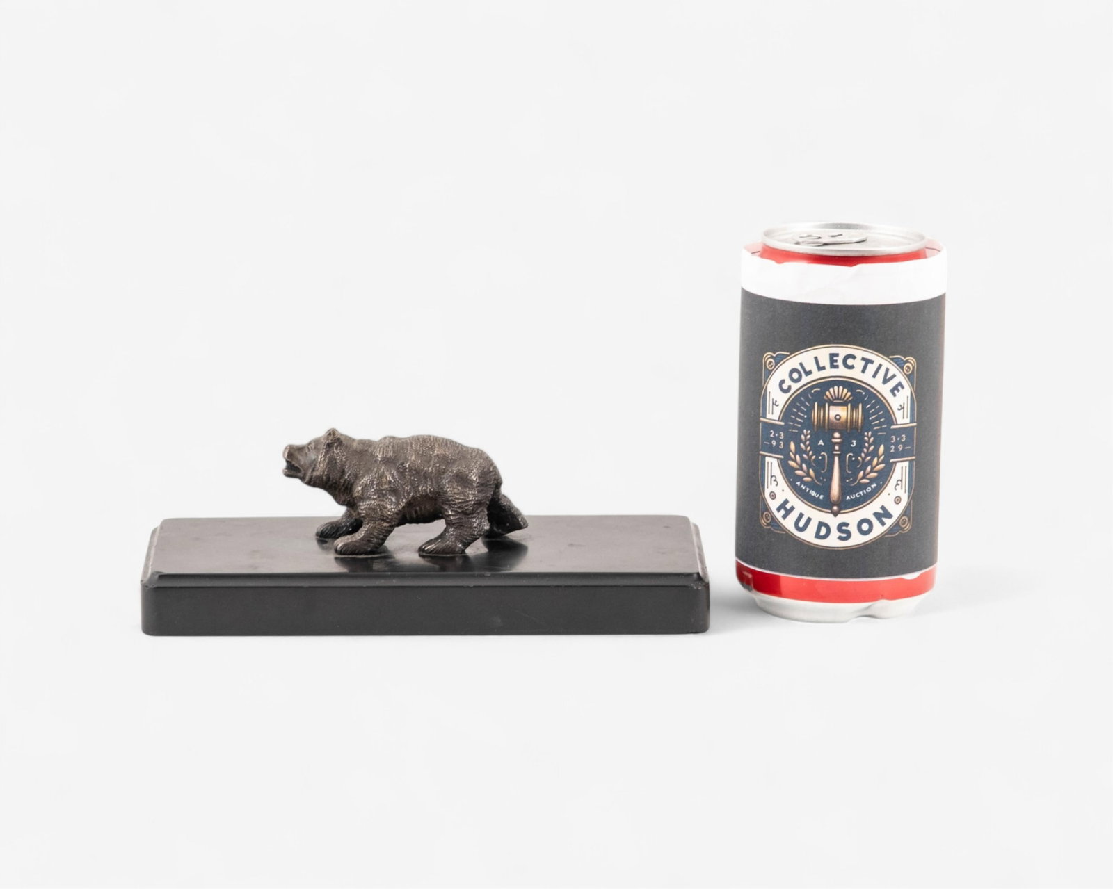 No Reserve- Silvered Russian Bronze Bear Cub Sculpture, Late 19th Century - 3