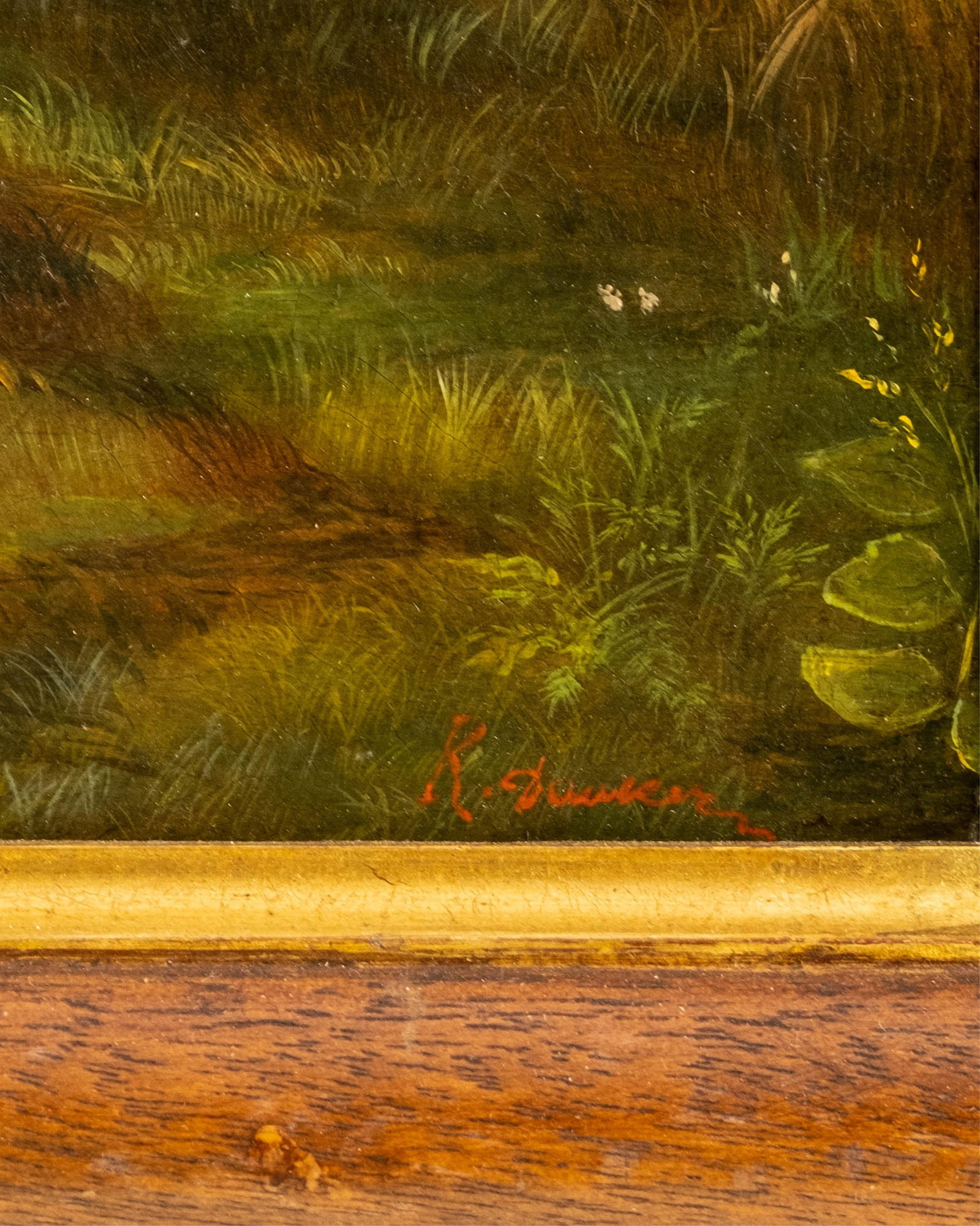 No Reserve- Jan Brueghel style Animated River Scene Oil Painting, Signed - 3