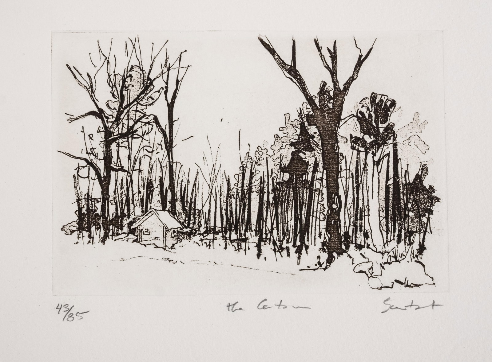 No Reserve- Pair of Signed Limited Edition Etchings On Paper - 2