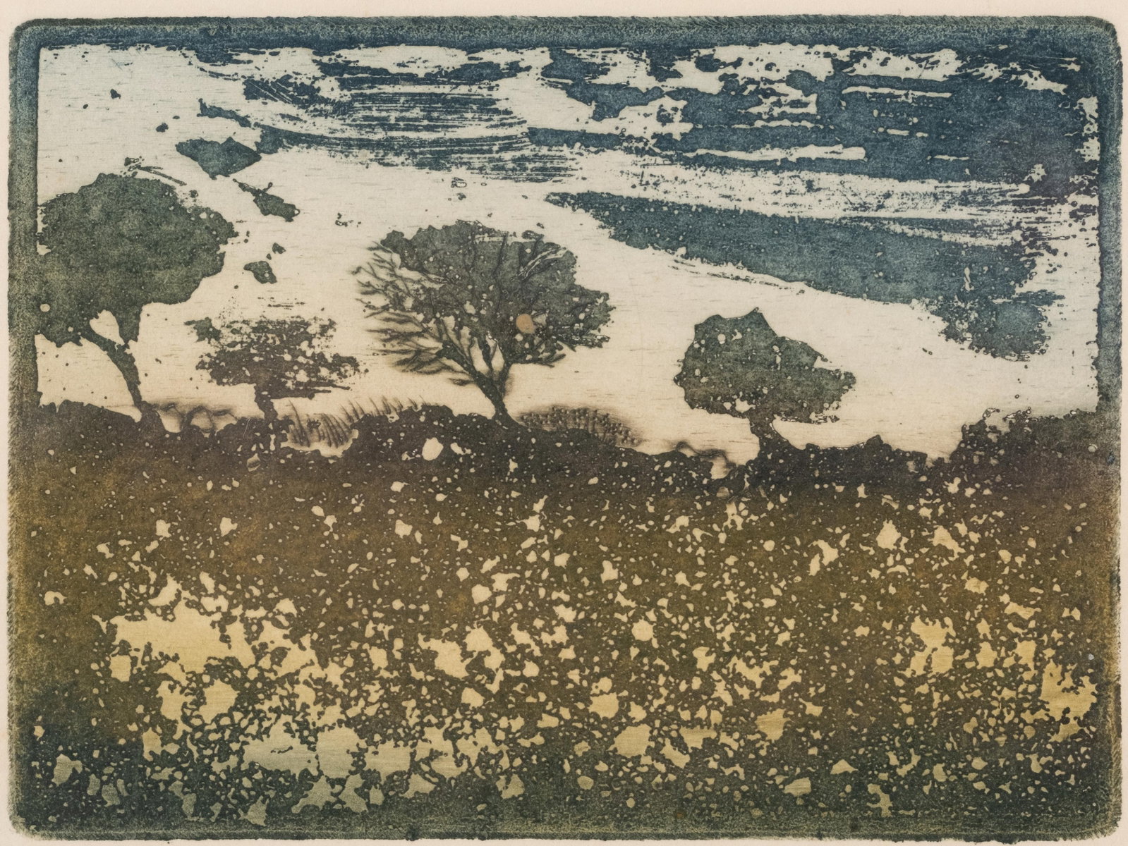 No Reserve- Pair Of Signed Artist Proof Woodstock Artist Landscape Etchings With Aquatint - 2
