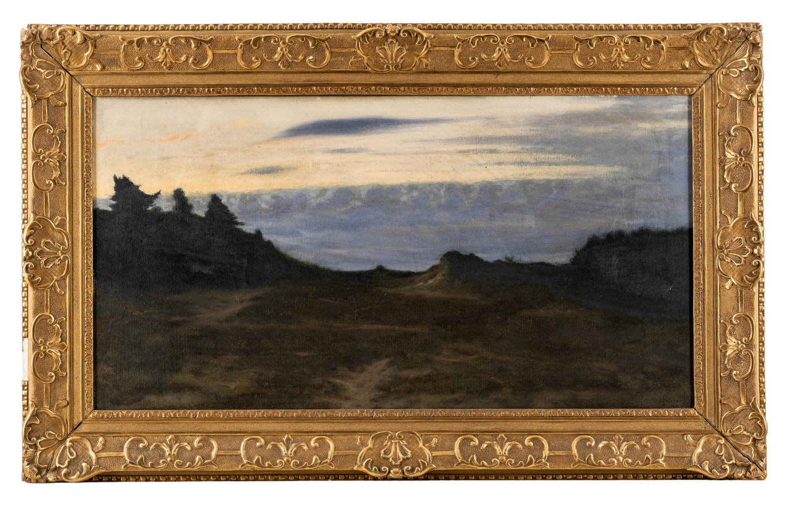 No Reserve- Willem Hamel Dutch Amsterdam School circa 1900 Tonalist Oil Painting - 3