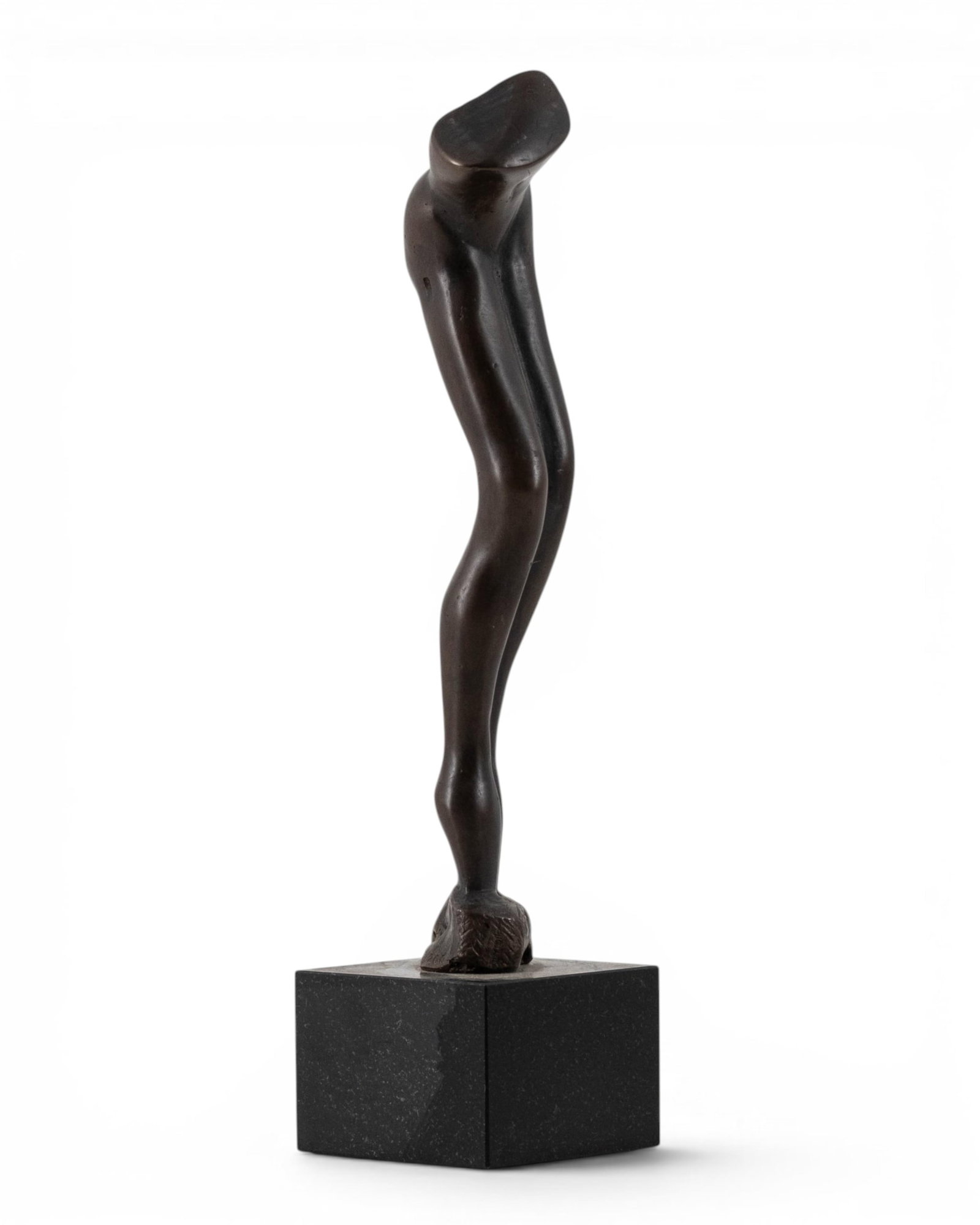 No Reserve- French Modernist Bronze Torso Sculpture, 45/200 - 3
