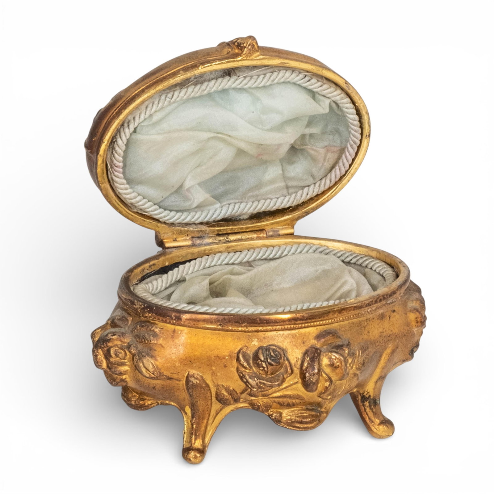 No Reserve- Lot of Gilt Bronze & Brass Rococo-Style Decorative Objects - 5