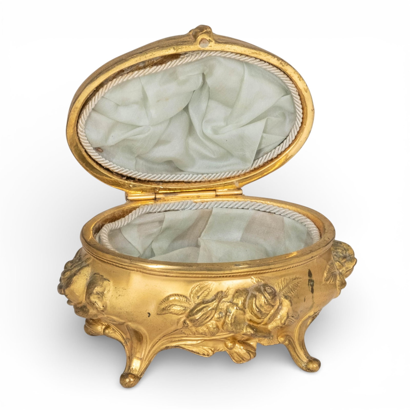No Reserve- Lot of Gilt Bronze & Brass Rococo-Style Decorative Objects - 7