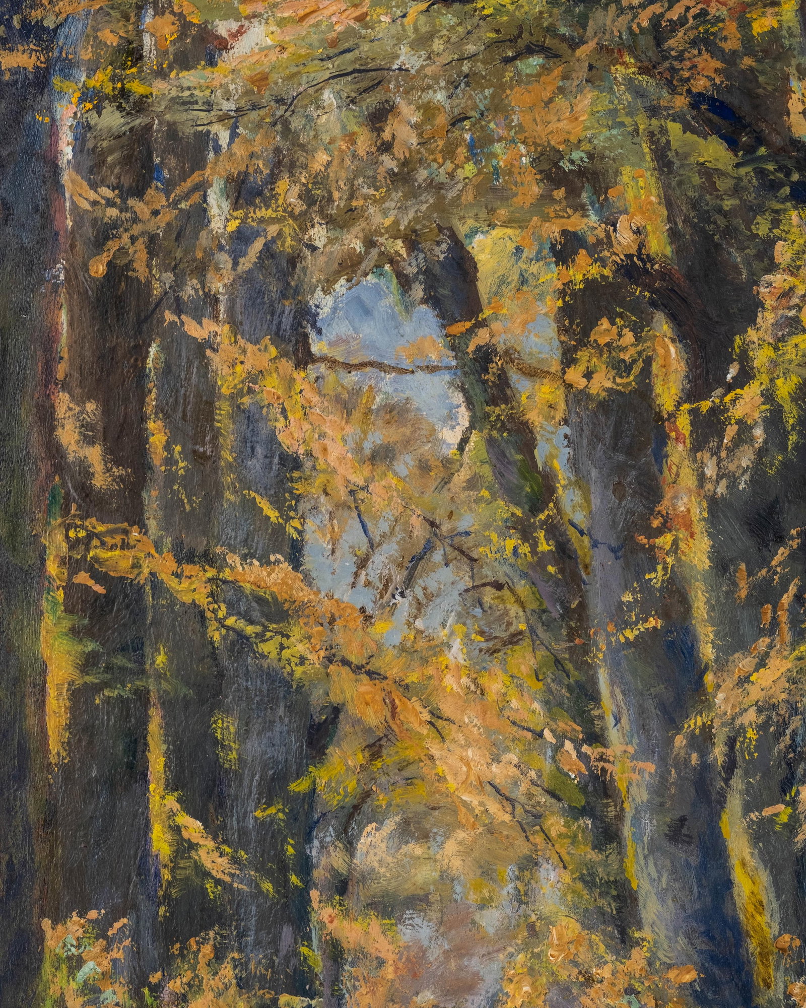 No Reserve- Richard Seiffert-Wattenberg German Forest View Oil Painting, 1896, Signed - 5