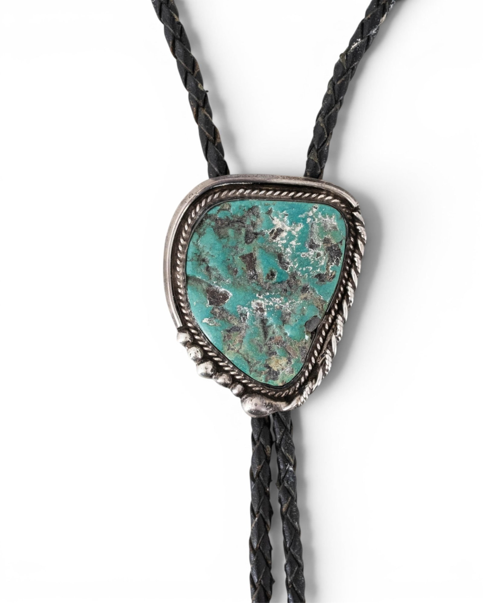 No Reserve- Two Southwestern Turquoise Bolo Ties - 2