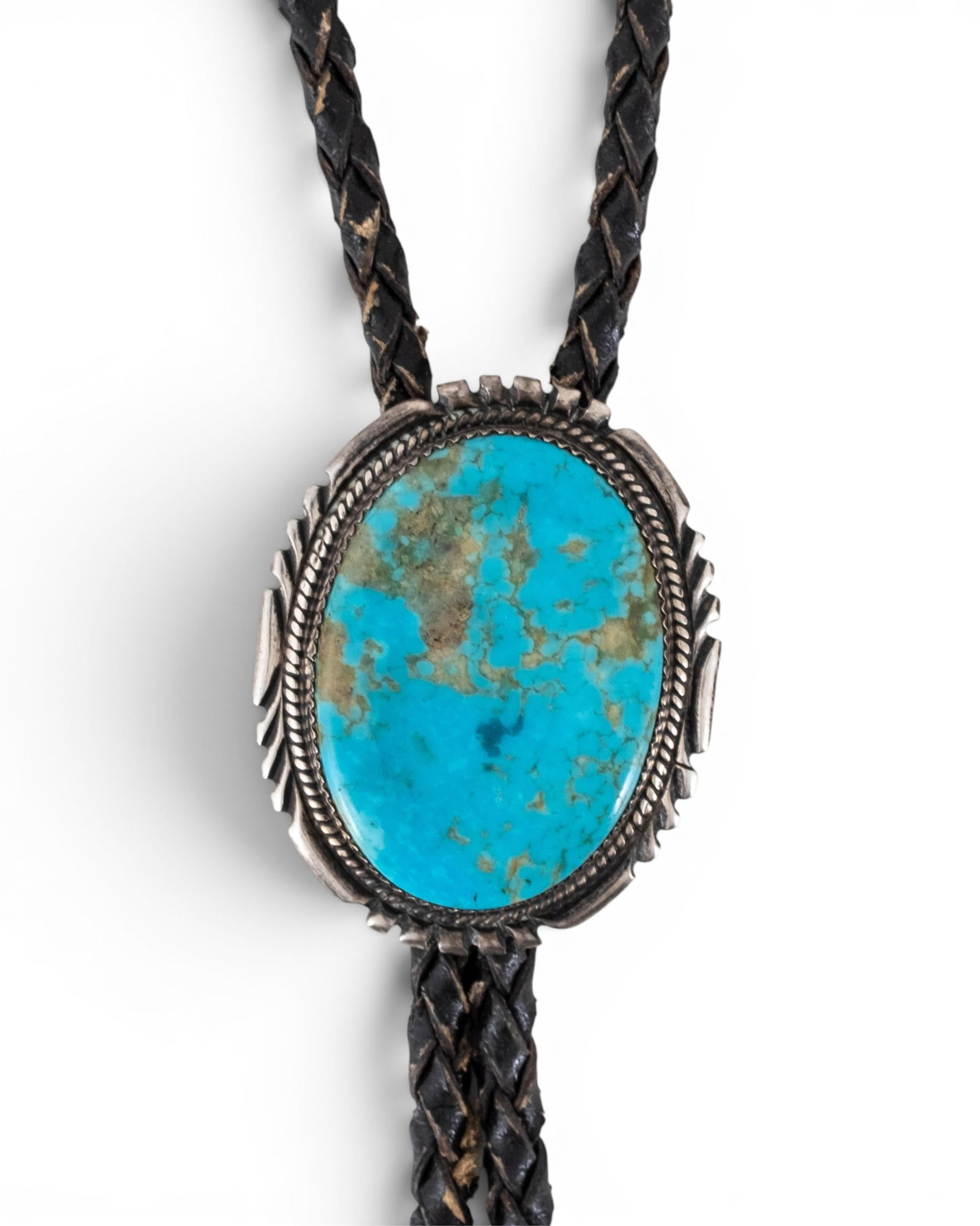 No Reserve- Two Southwestern Turquoise Bolo Ties - 3