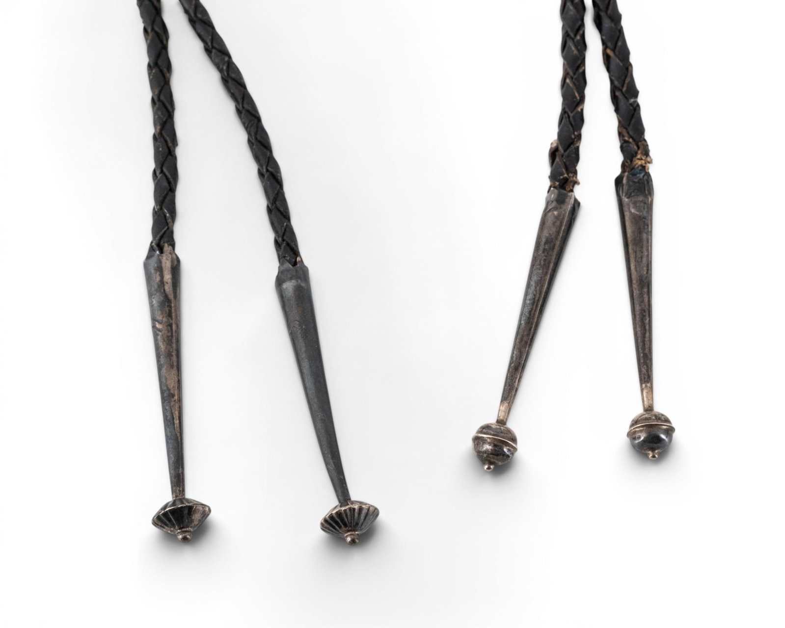 No Reserve- Two Southwestern Turquoise Bolo Ties - 4