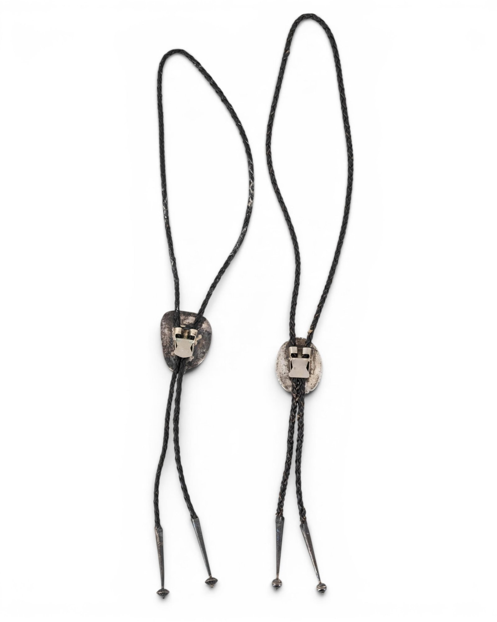 No Reserve- Two Southwestern Turquoise Bolo Ties - 5