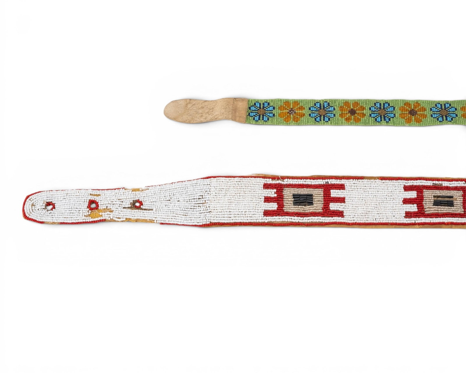 No Reserve- Two Native American Beaded Belts - 2