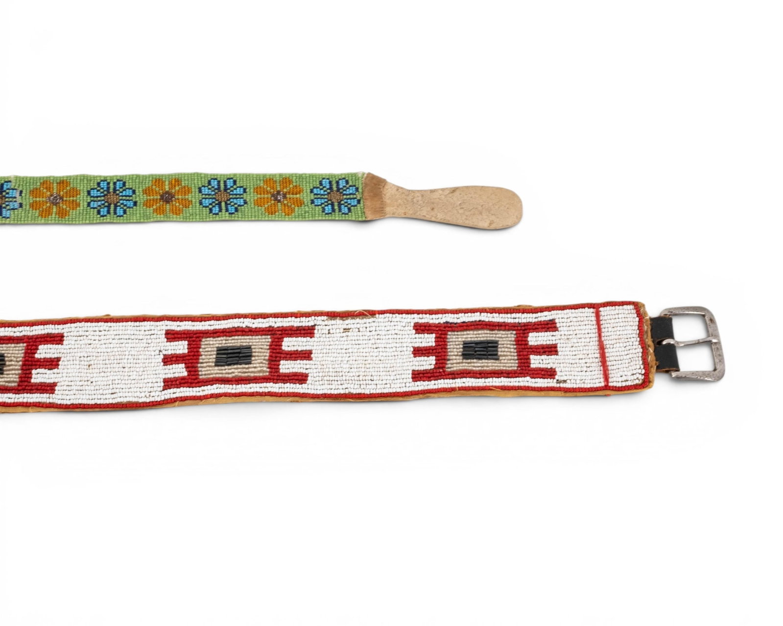 No Reserve- Two Native American Beaded Belts - 4