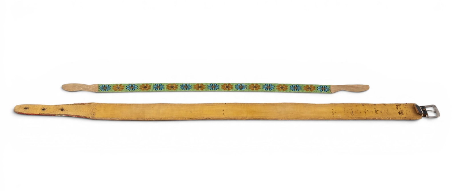 No Reserve- Two Native American Beaded Belts - 7