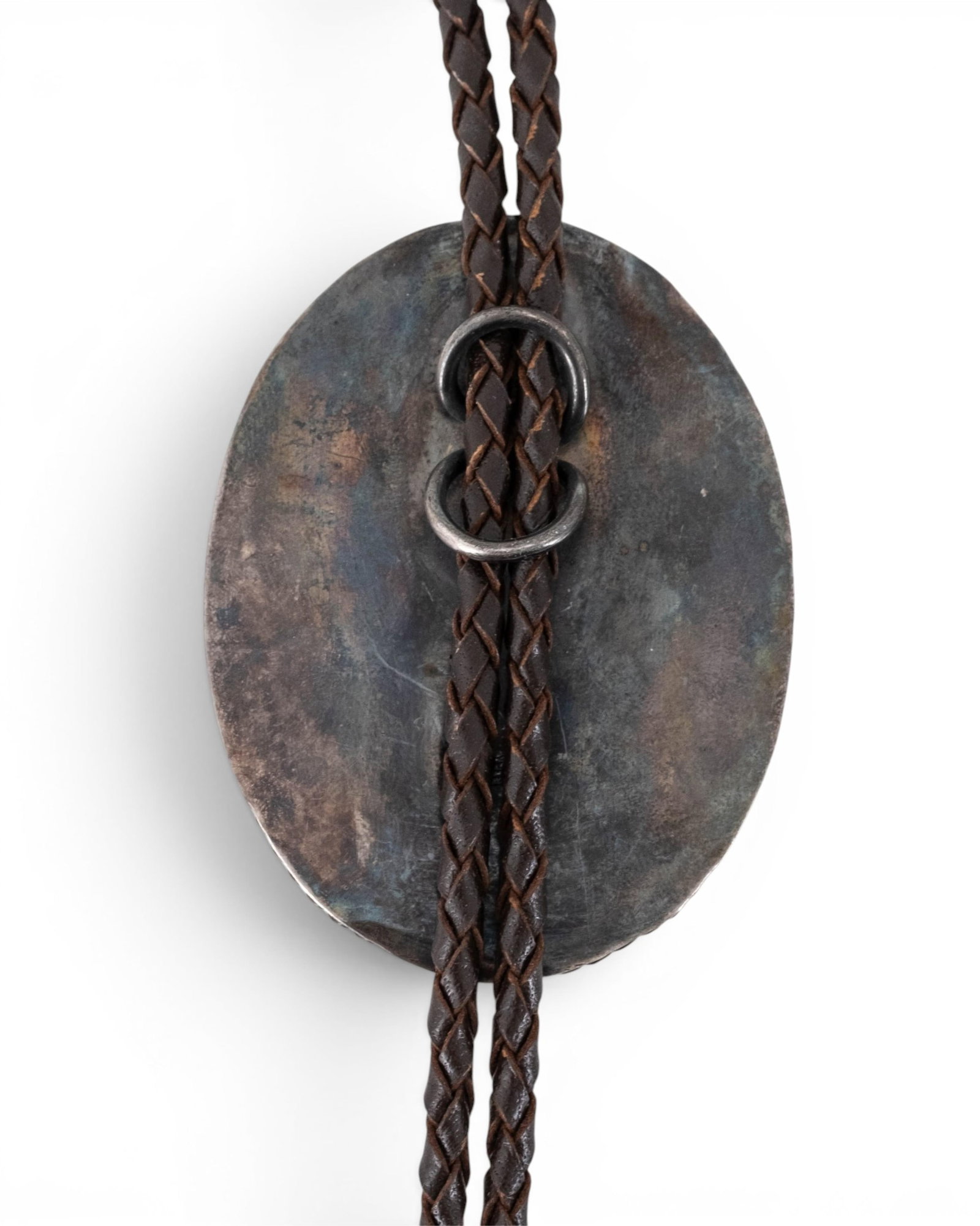 No Reserve- Two Southwestern Bolo Ties With Dinosaur Bone And Boulder Opal - 6