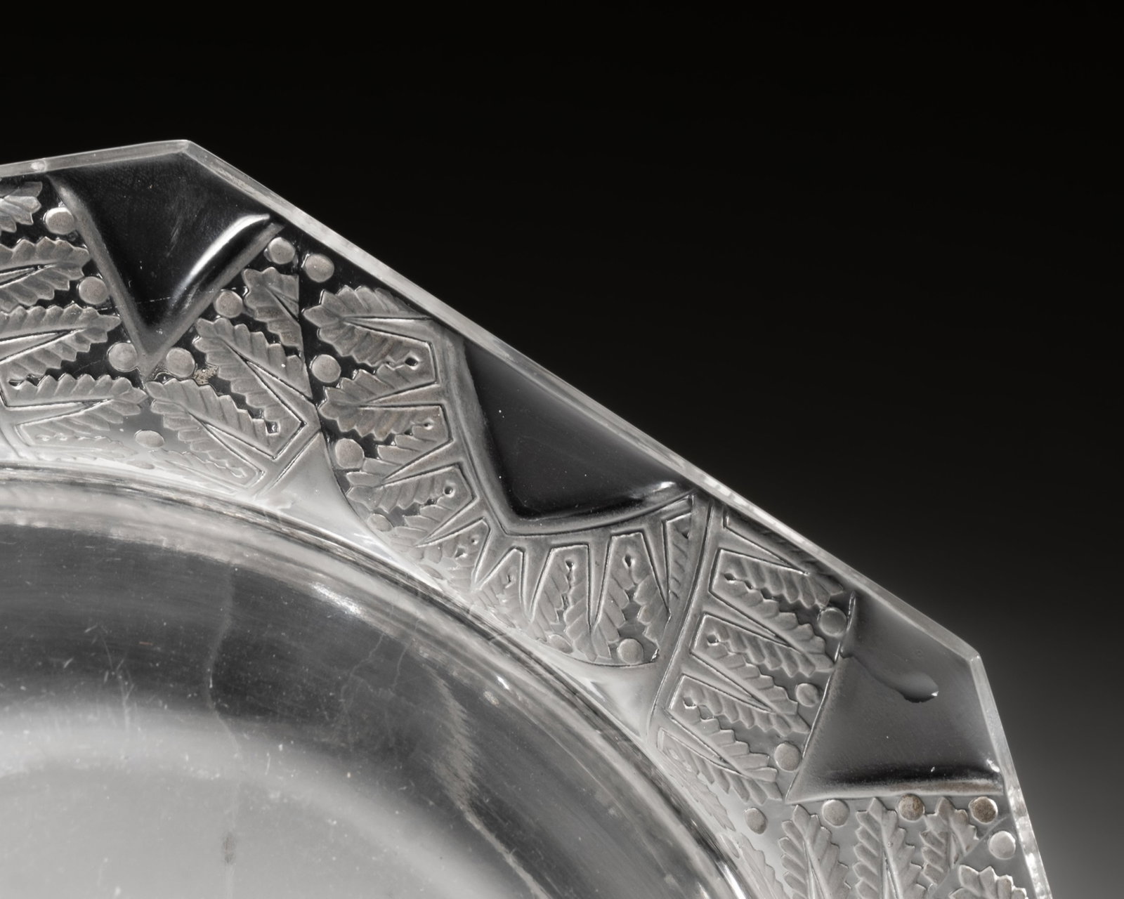 No Reserve- René Lalique Large Signed Glass Centerpiece Bowl Circa 1930 - 2