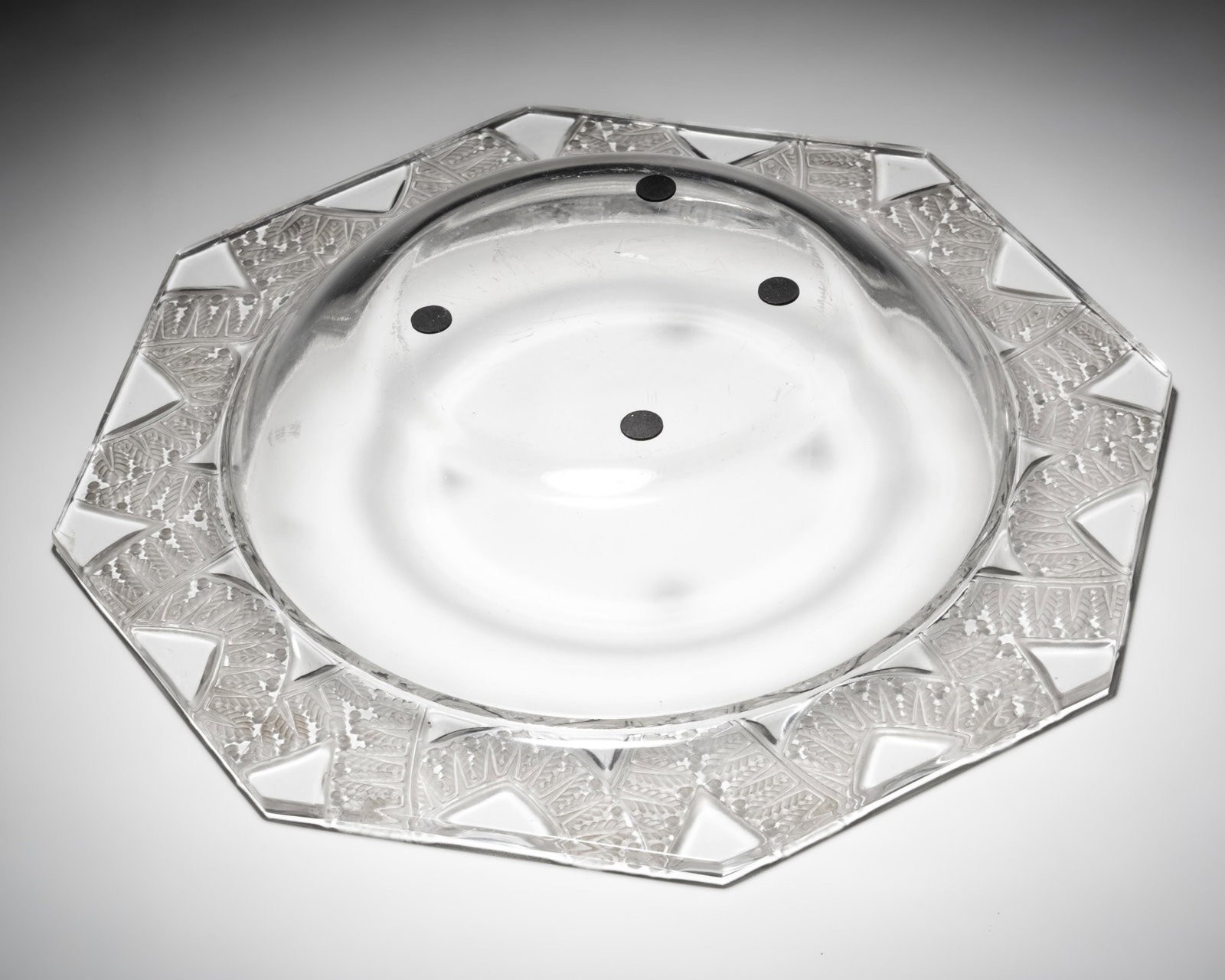 No Reserve- René Lalique Large Signed Glass Centerpiece Bowl Circa 1930 - 6
