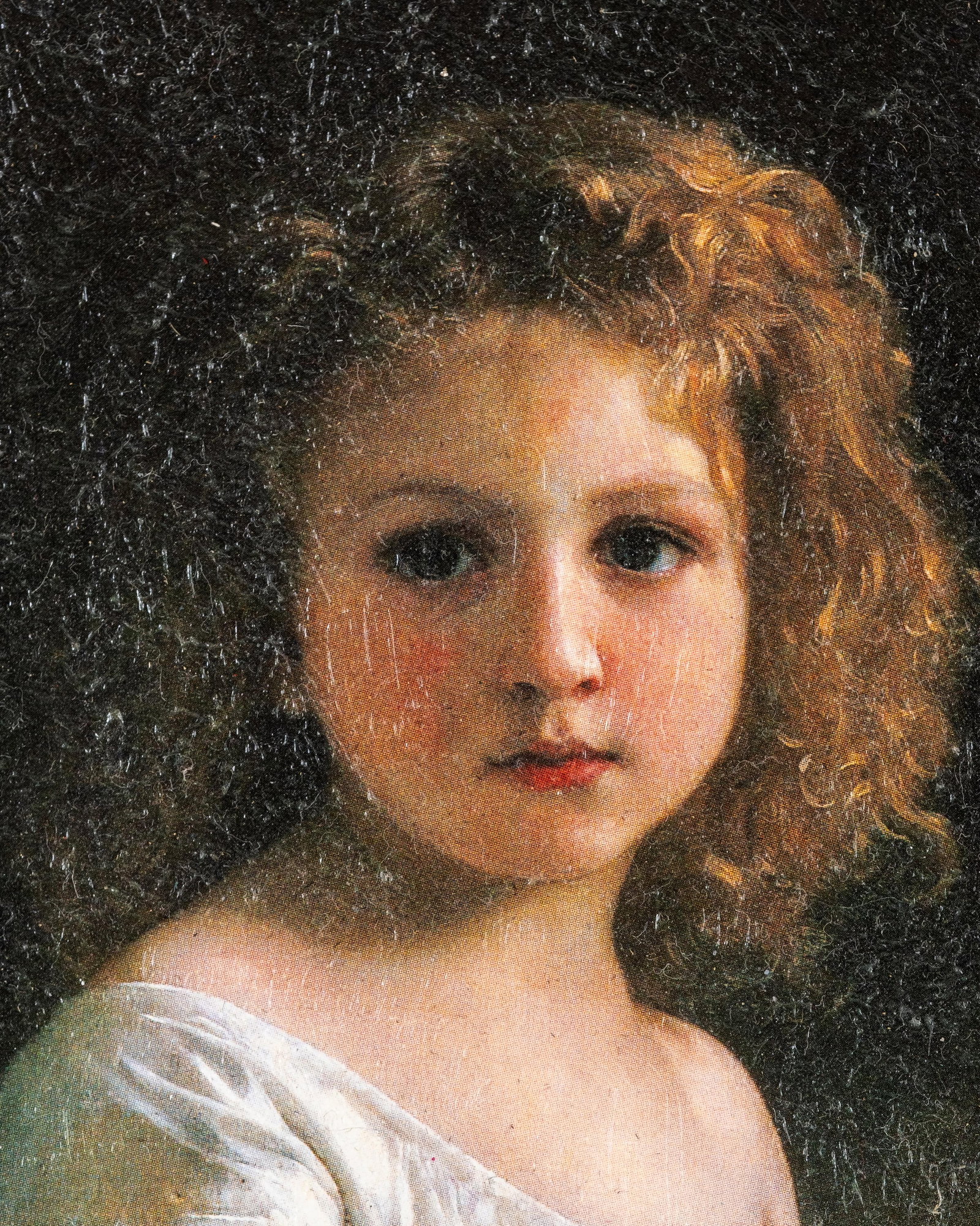 No Reserve- After William Adolphe Bouguereau “The Story Book" Framed Print - 4