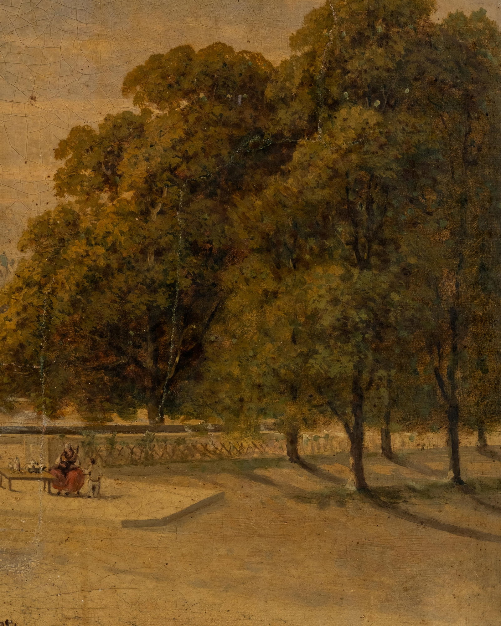 No Reserve- Mystery Artist, Amiens, Oil on Canvas Painting, 19th century - 7