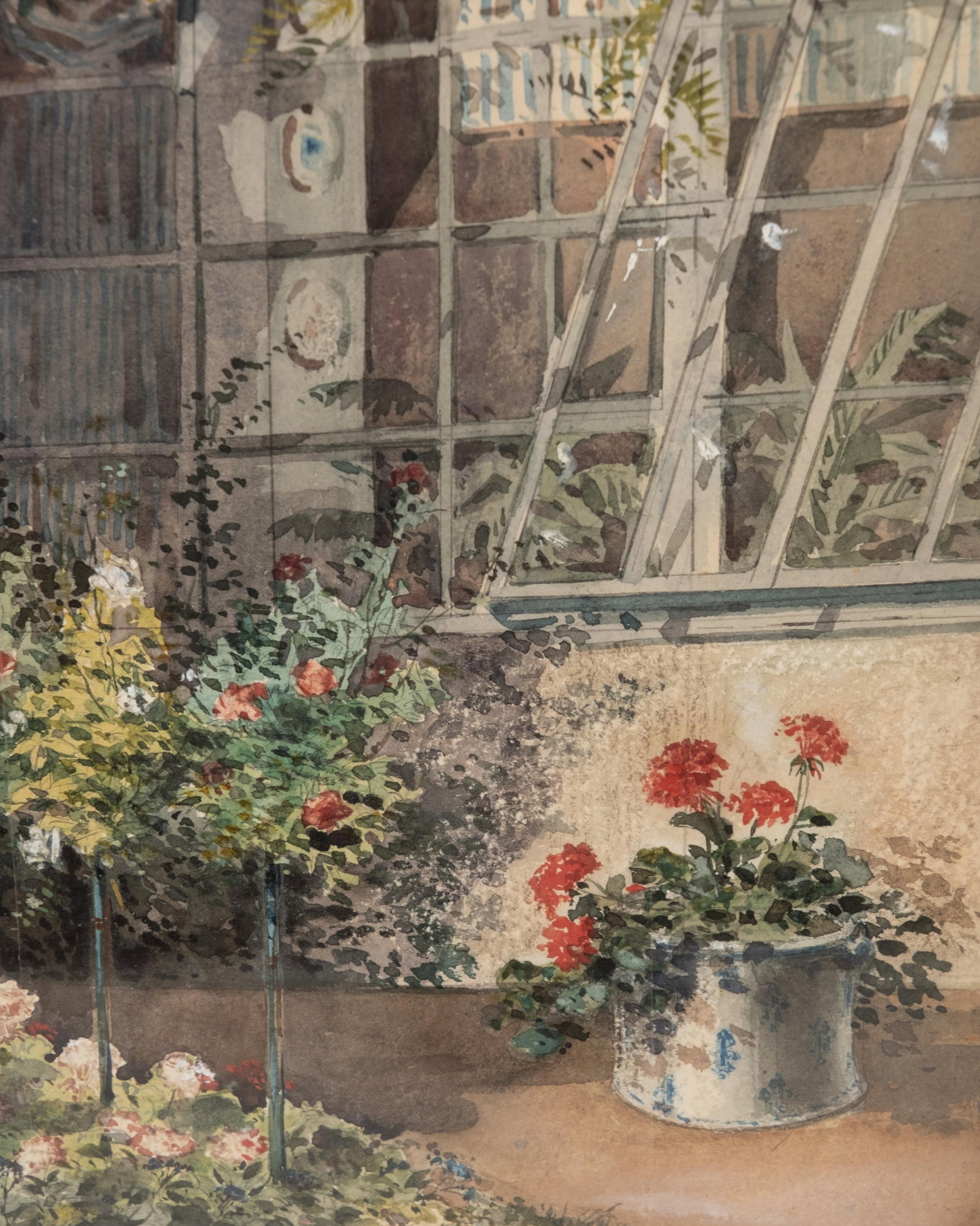 No Reserve- Mystery Artist, Signed 19th Century Watercolor Painting, Dated 1875 - 3