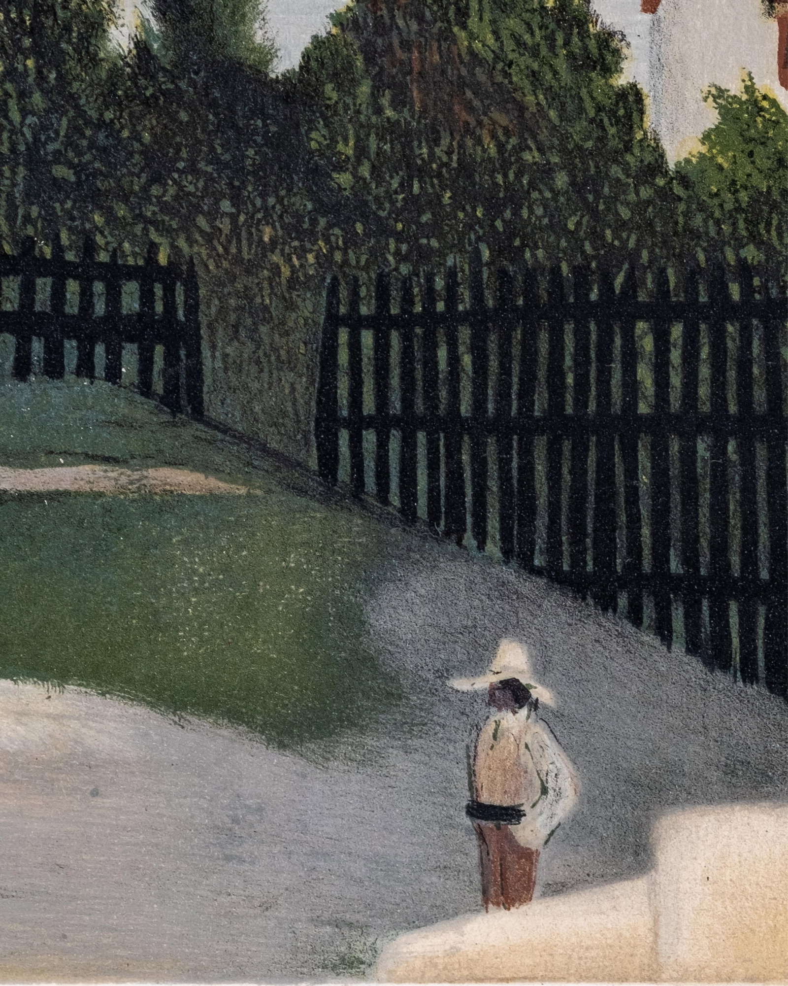 No Reserve- Henri Rousseau (after), "La Basse-Cour", Color Lithograph, Mid 20th Century - 7
