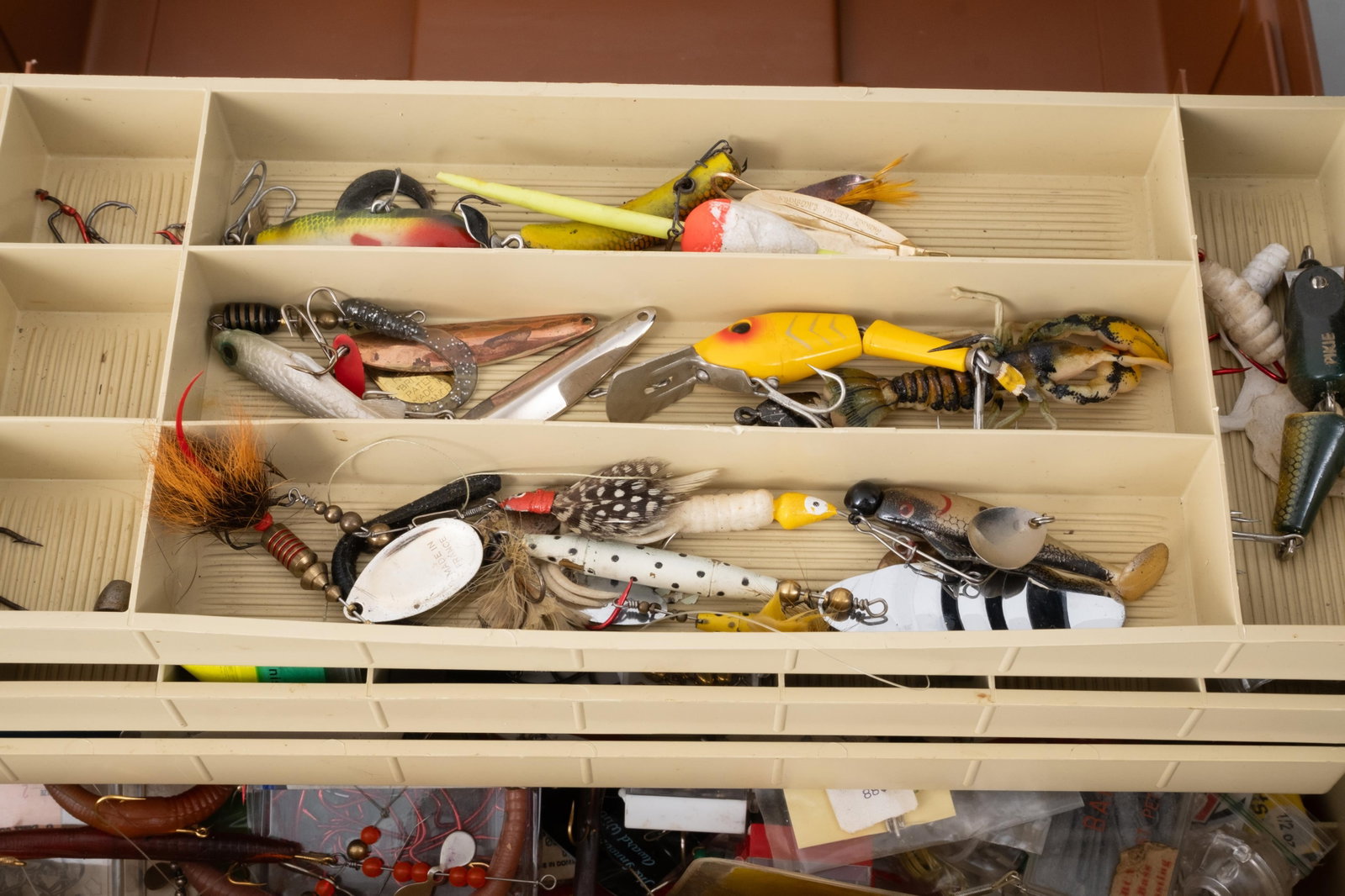 No Reserve- Large Group of Vintage Fishing Tackle Boxes, Lures, Reels and Accessories - 2