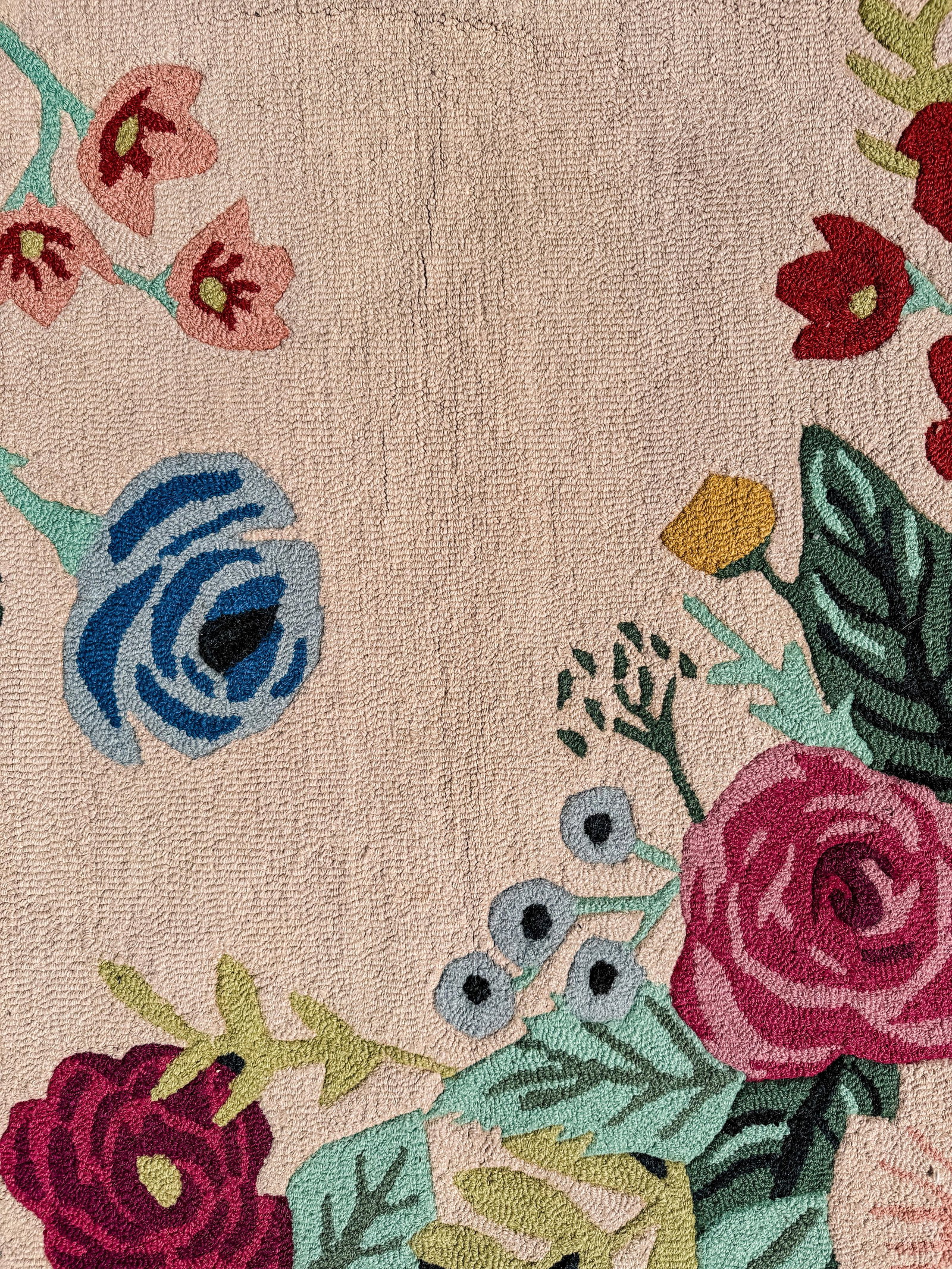 Rifle Paper Co. x Loloi Large Floral Area Rug, 8’ x 10’ - 6