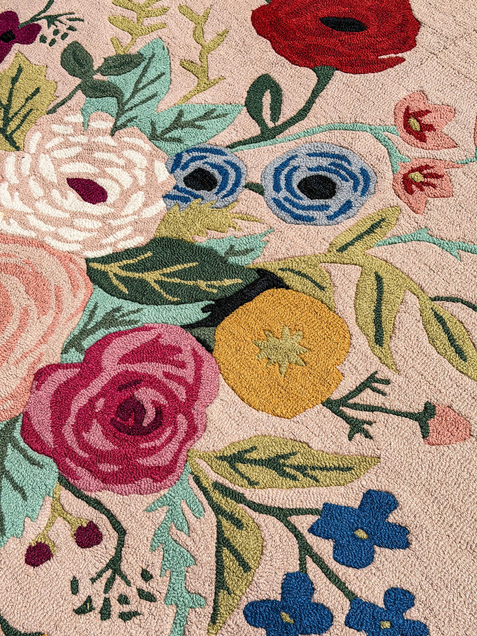 Rifle Paper Co. x Loloi Large Floral Area Rug, 8’ x 10’ - 7