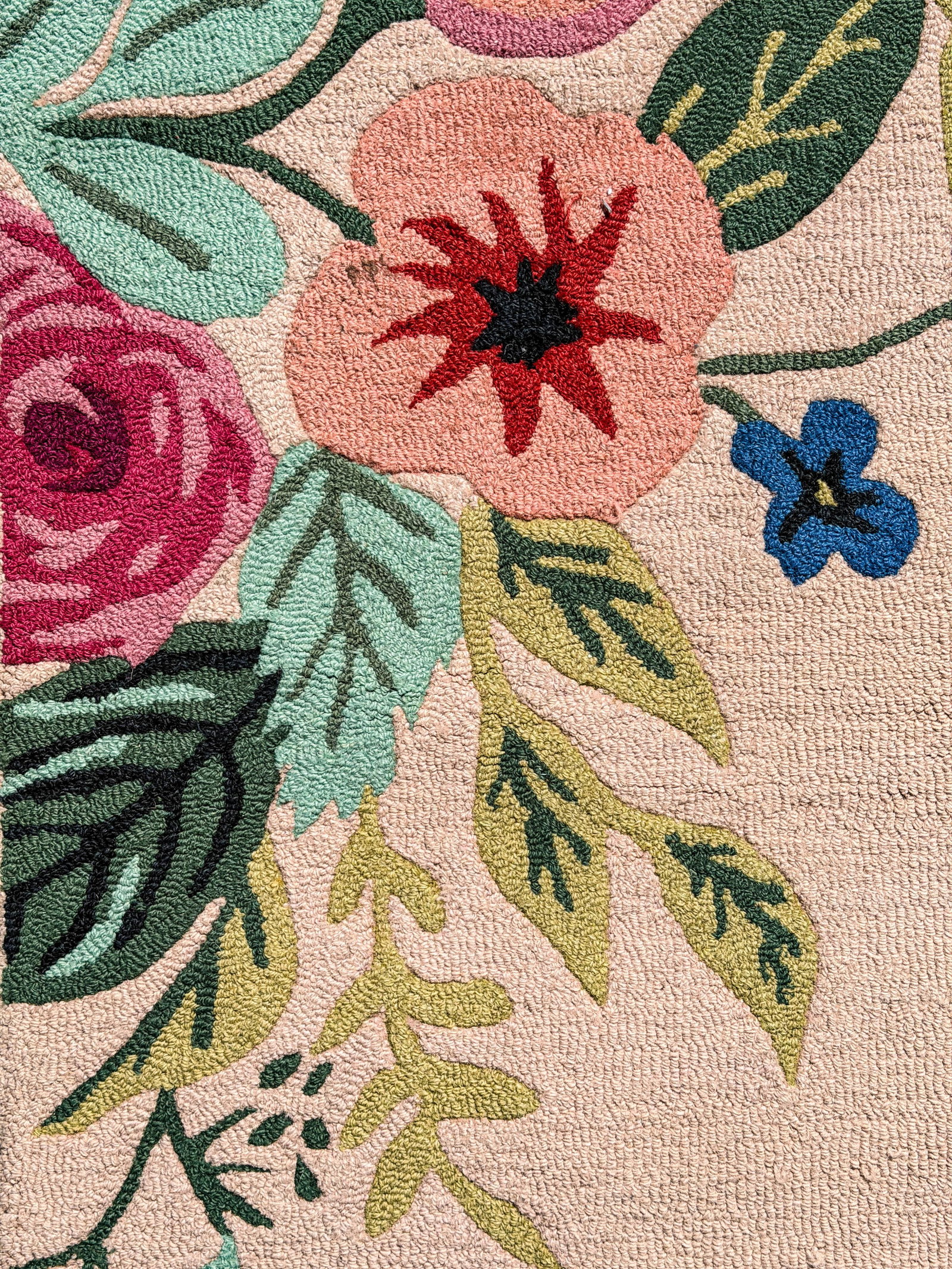 Rifle Paper Co. x Loloi Large Floral Area Rug, 8’ x 10’ - 8
