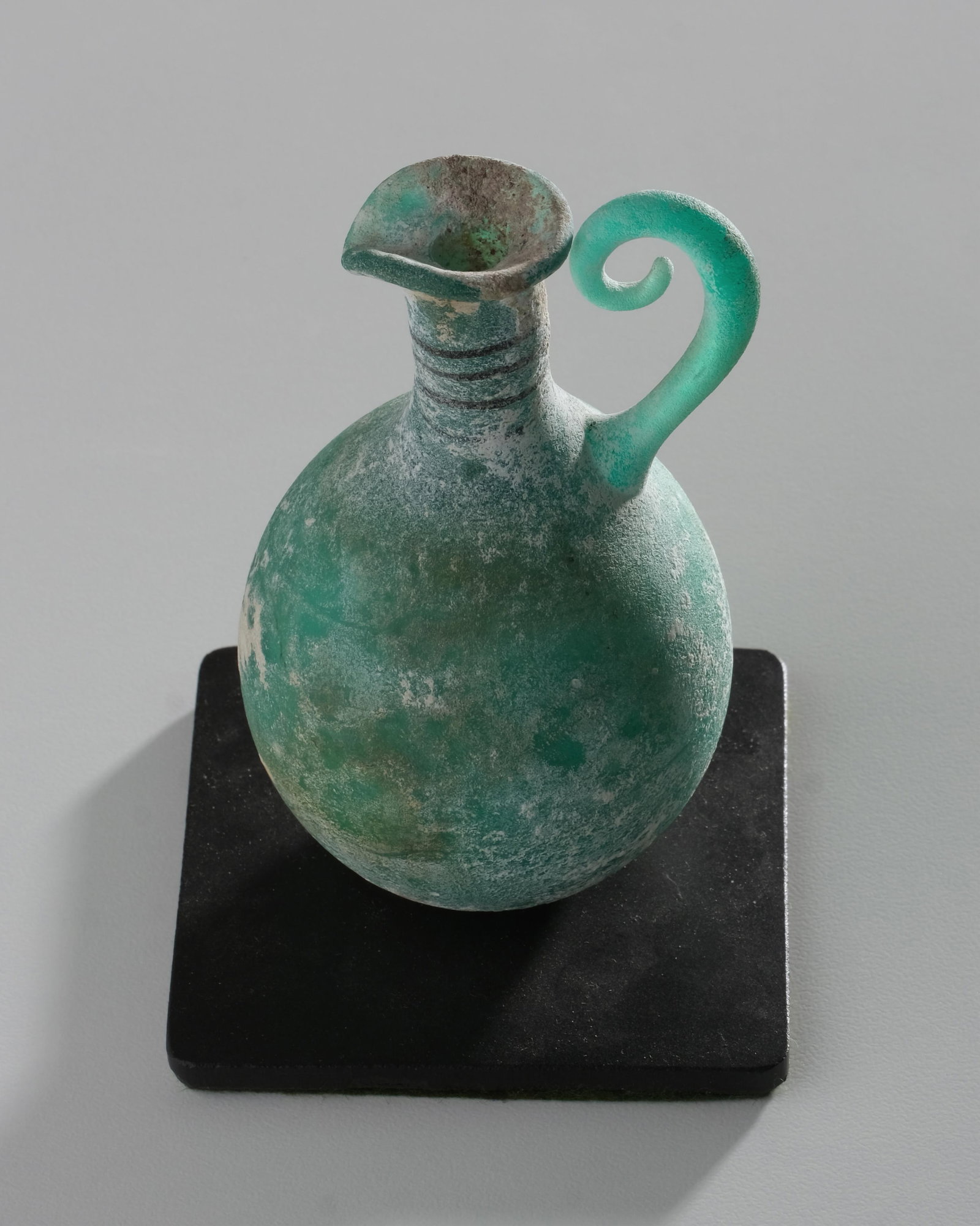 Antique Chinese Gourd-Form Glass Bottle, Probably Han Dynasty - 2
