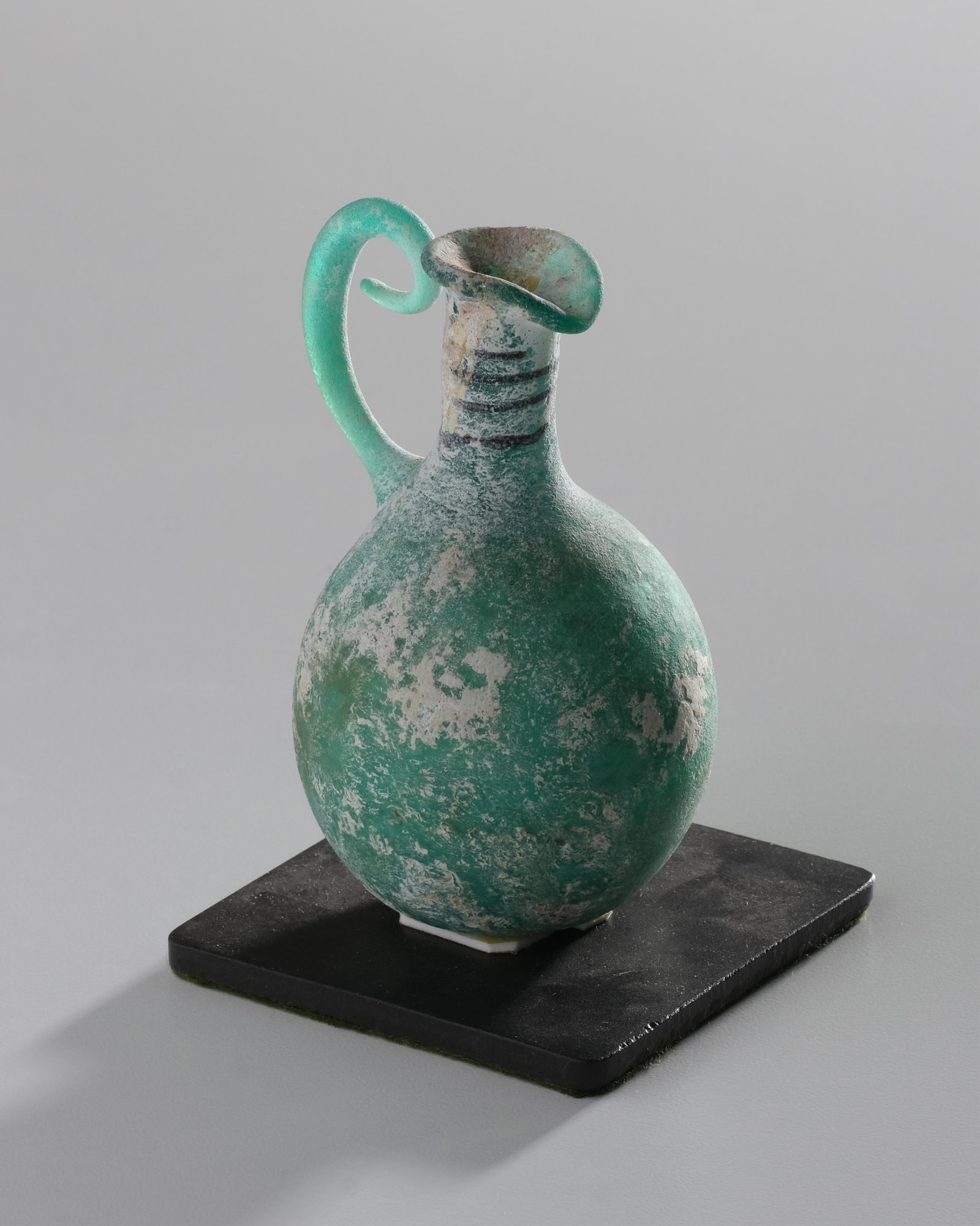 Antique Chinese Gourd-Form Glass Bottle, Probably Han Dynasty - 3