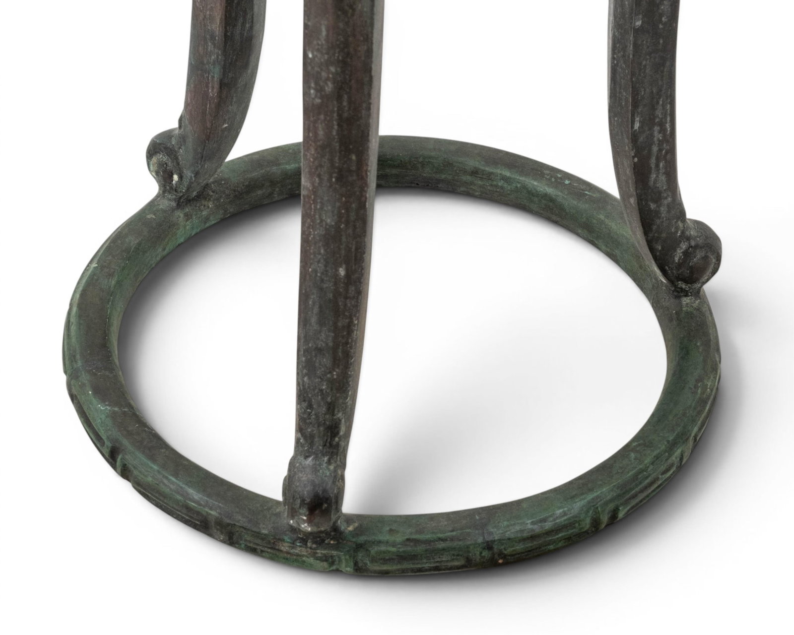 French Chinoiserie Chinese-Form Cast Bronze Tall Fern Stand, Early-Mid 20th Century - 5