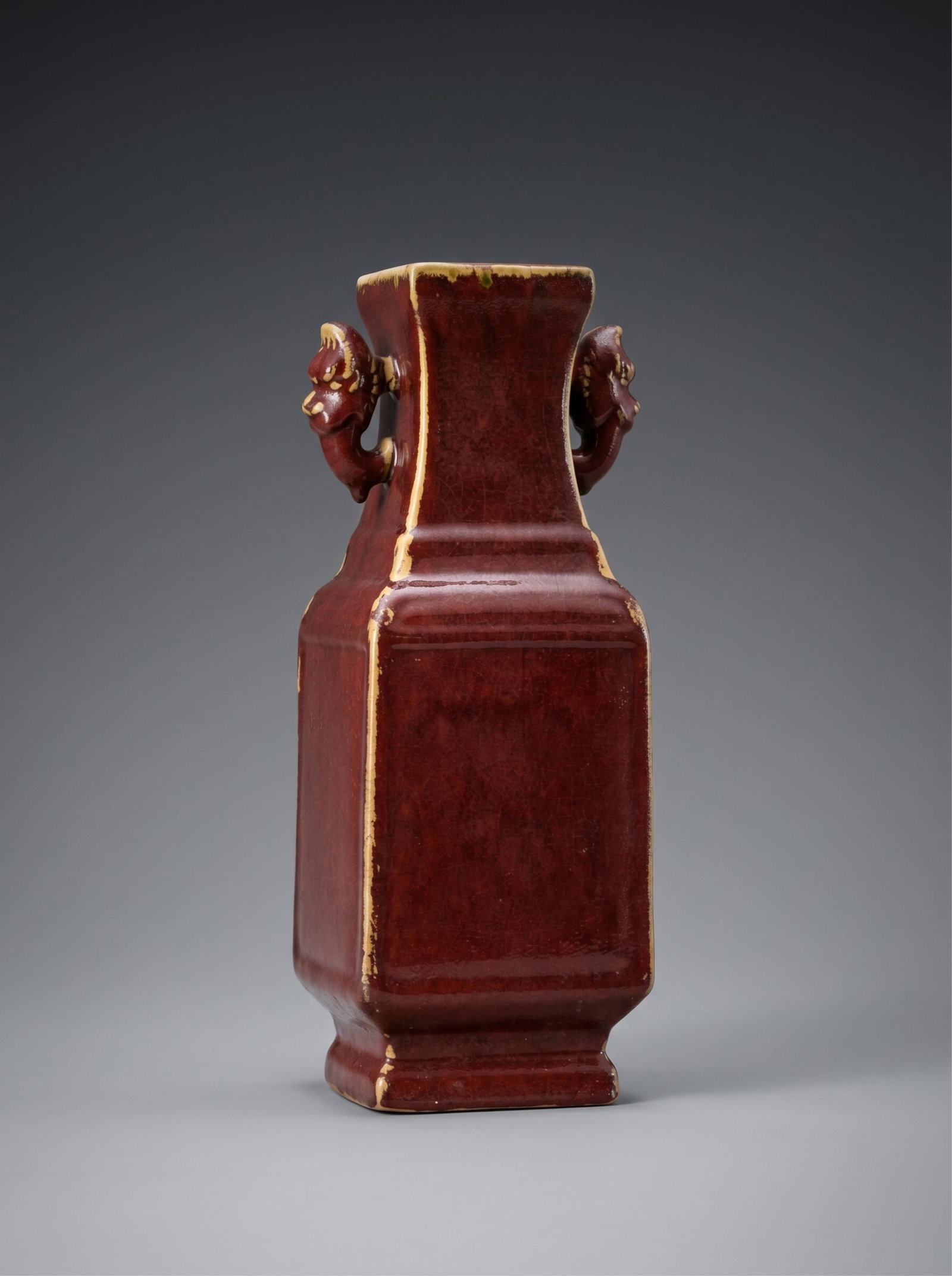Antique Chinese Oxblood (Sang de Boeuf) Porcelain Vase, Qing Dynasty (1 of 7)