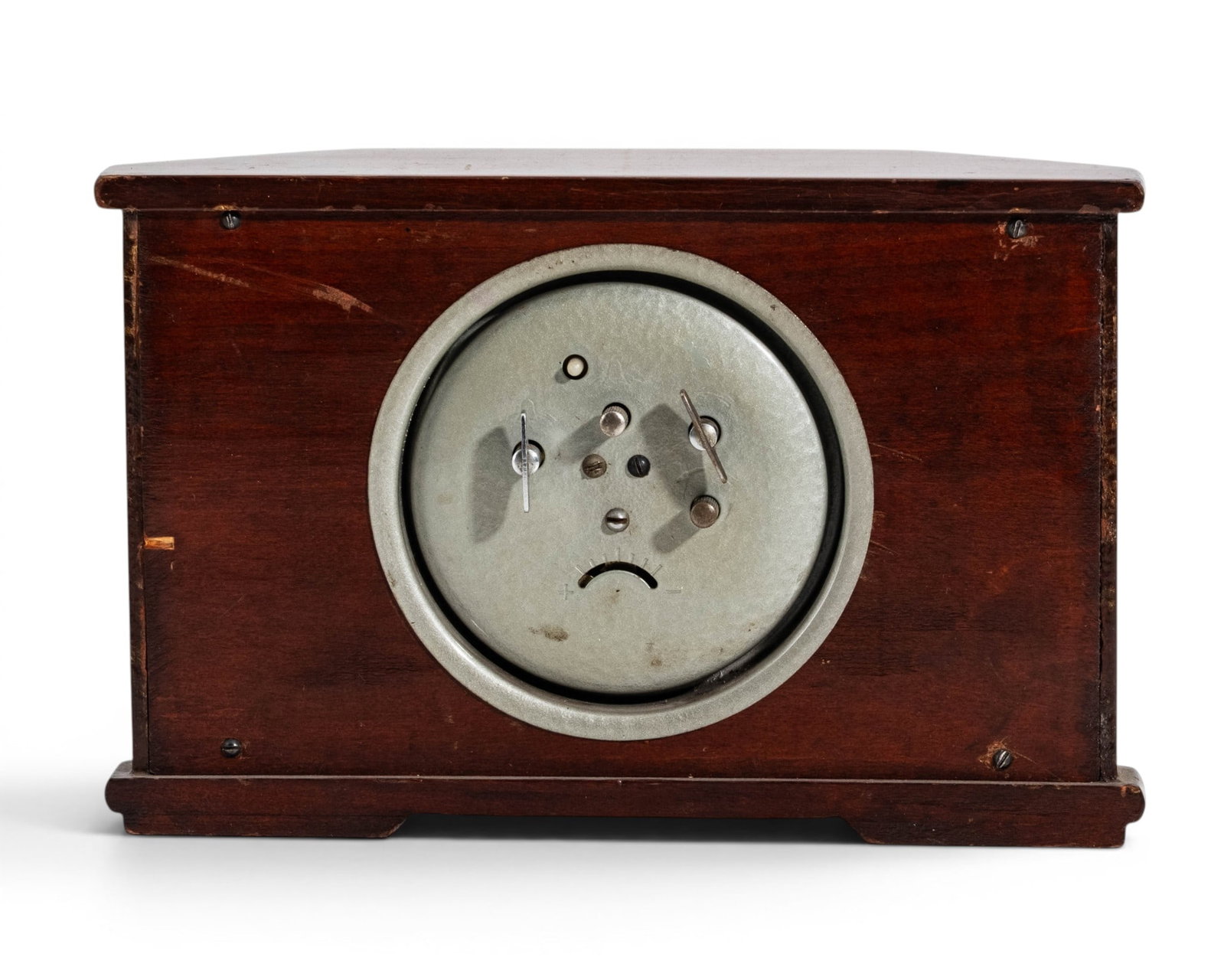 No Reserve: Chinese Cultural Revolution Animated Automaton Propaganda Mantel Clock - 6