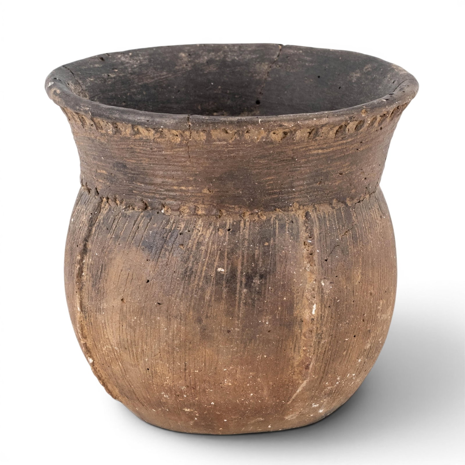 No Reserve: Early Native American Incised Pottery Vessel - 6