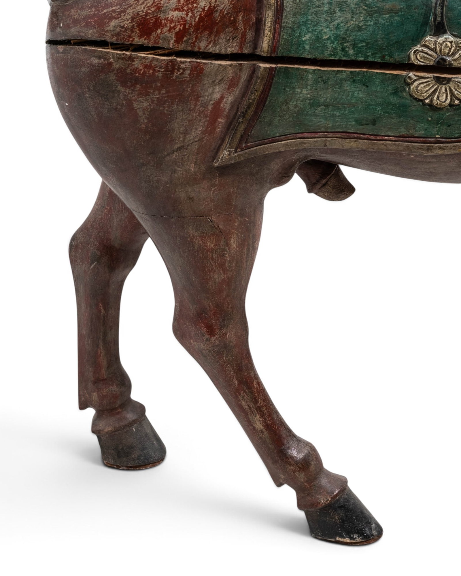 Large Hand-Carved Wood Carousel Horse, Circa 1900 - 7