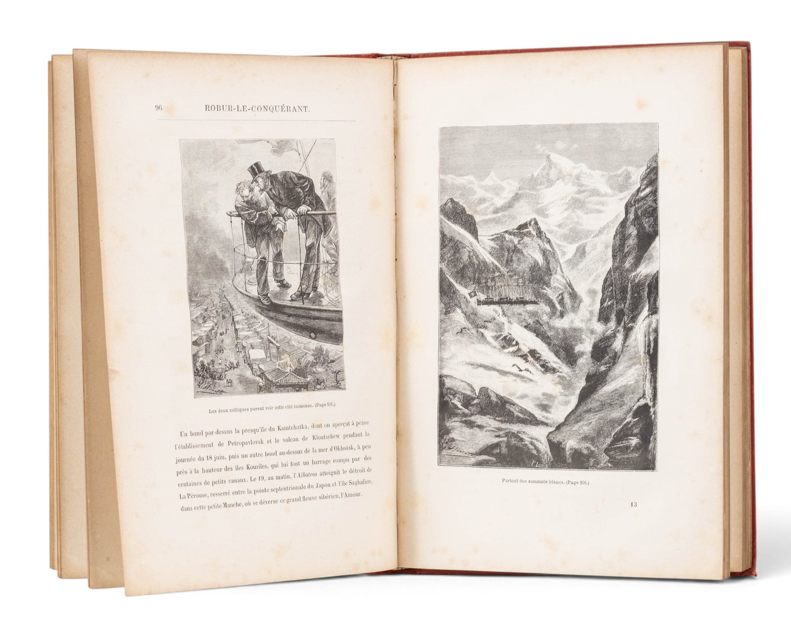 No Reserve: Jules Verne, Robur the Conqueror and The Lottery Ticket, 1886, Two Illustrated Volumes - 2