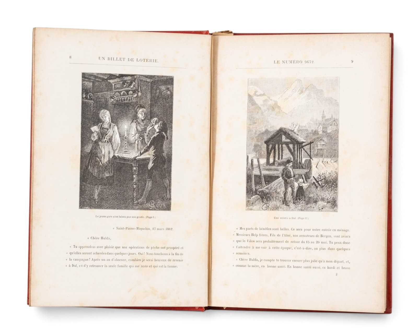 No Reserve: Jules Verne, Robur the Conqueror and The Lottery Ticket, 1886, Two Illustrated Volumes - 7