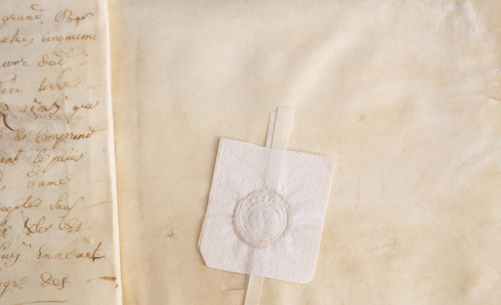 No Reserve: 1743 Signed French Royal Land Purchase Manuscript With Seal - 5